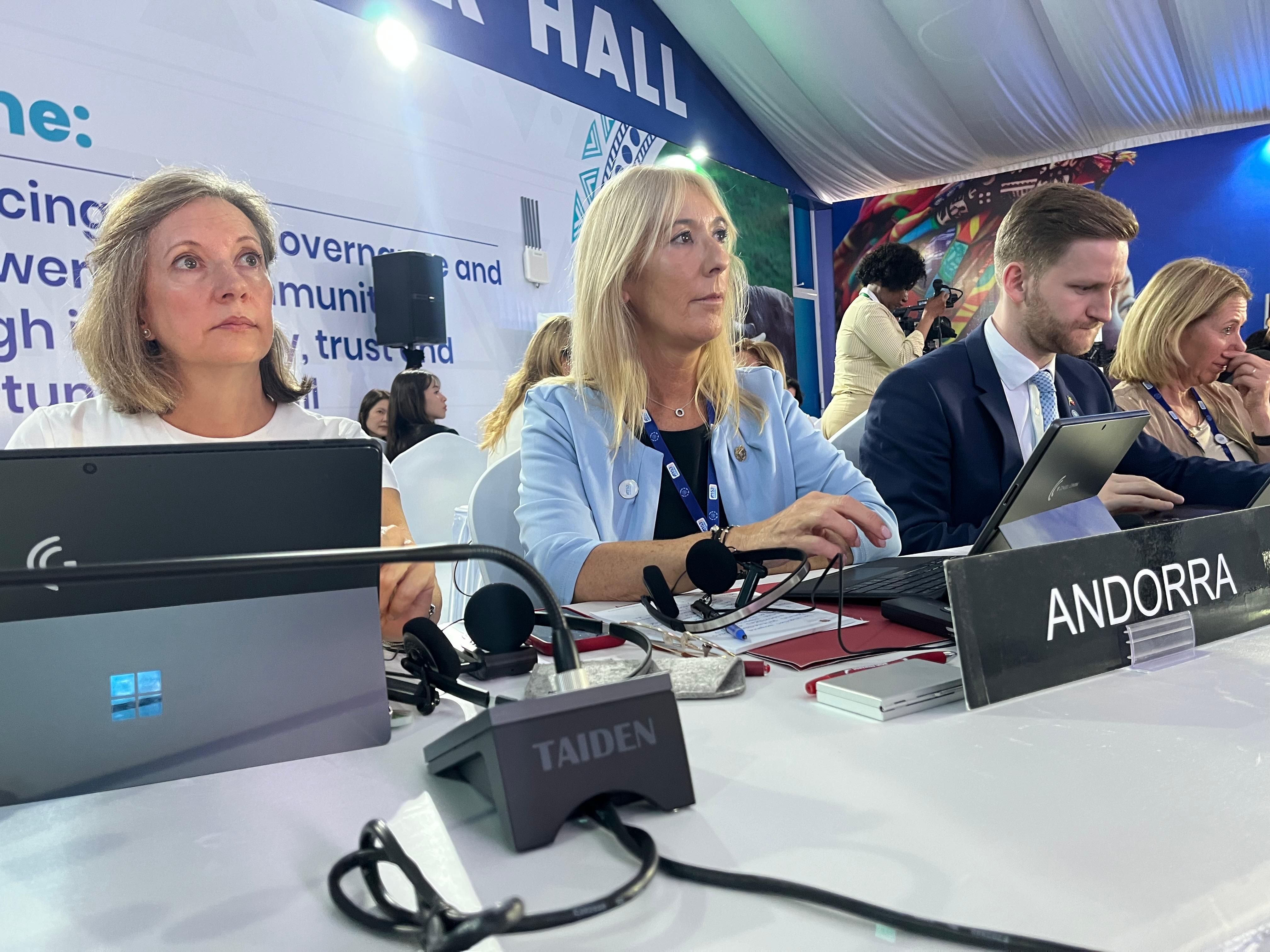 3 UIP Tanzania La portaveu del Sindicat, Rebeca Bonache.