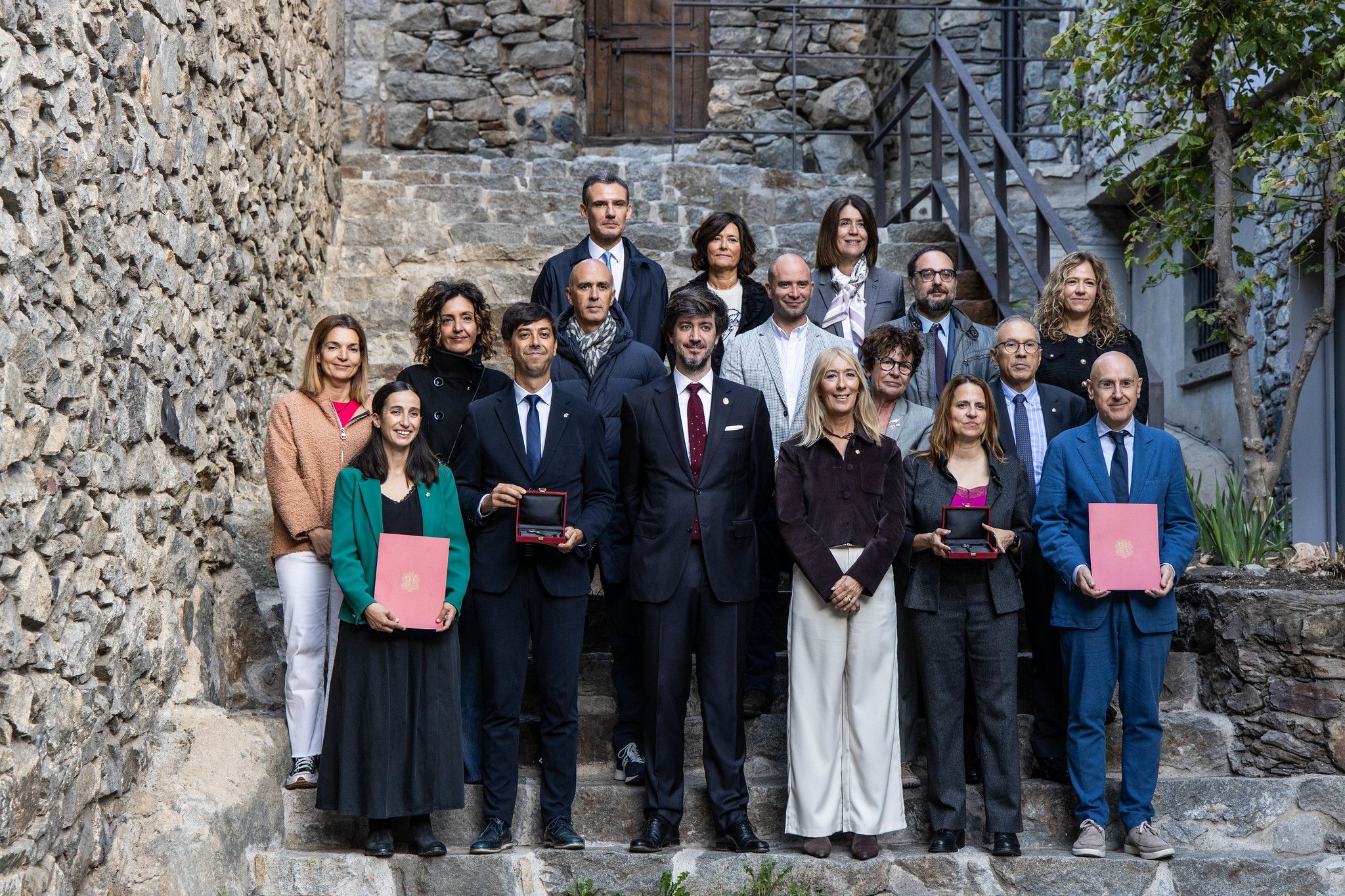 Entrega de claus de l'arxiu històric a Andorra la Vella i Escaldes-Engordany. La portaveu del Sindicat, Rebeca Bonache.