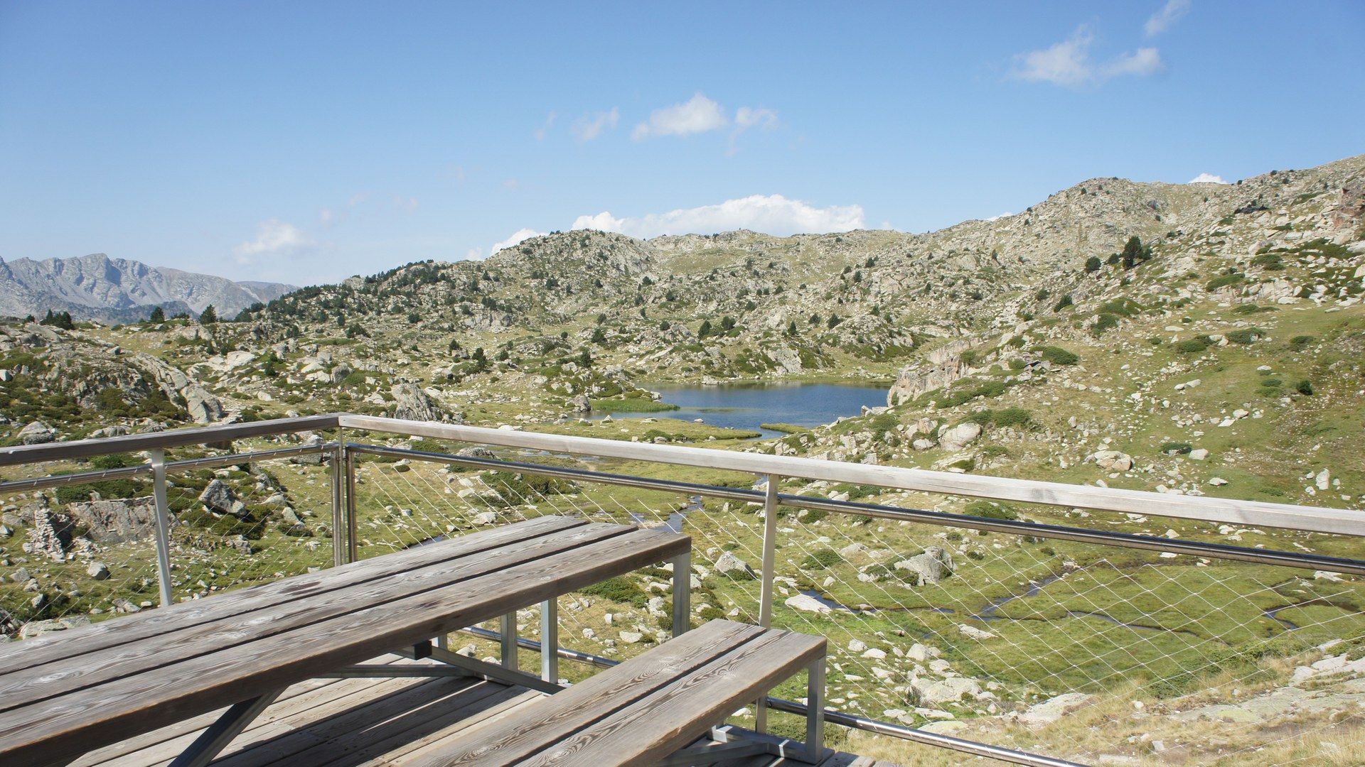 Vistes des del refugi de l'Illa.