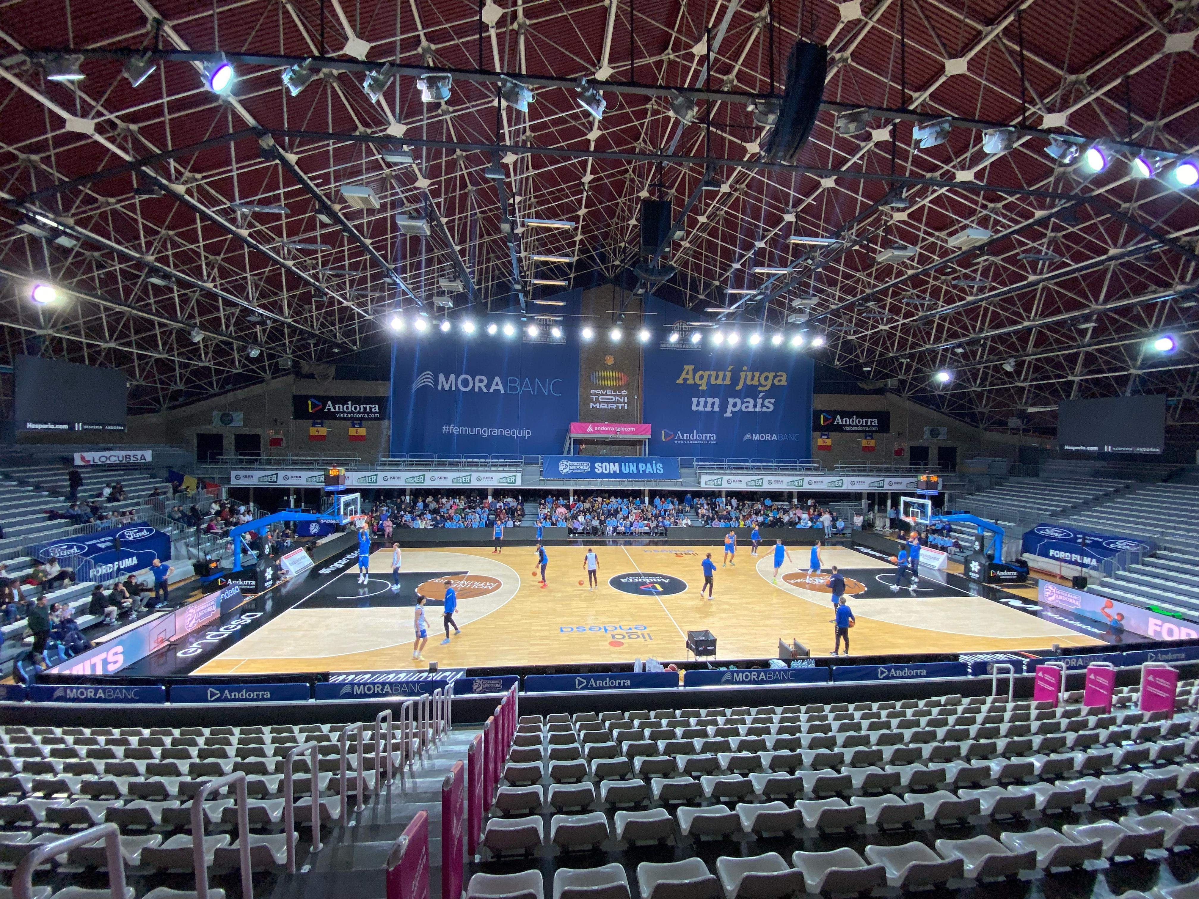 La pista del pavelló Toni Marí.