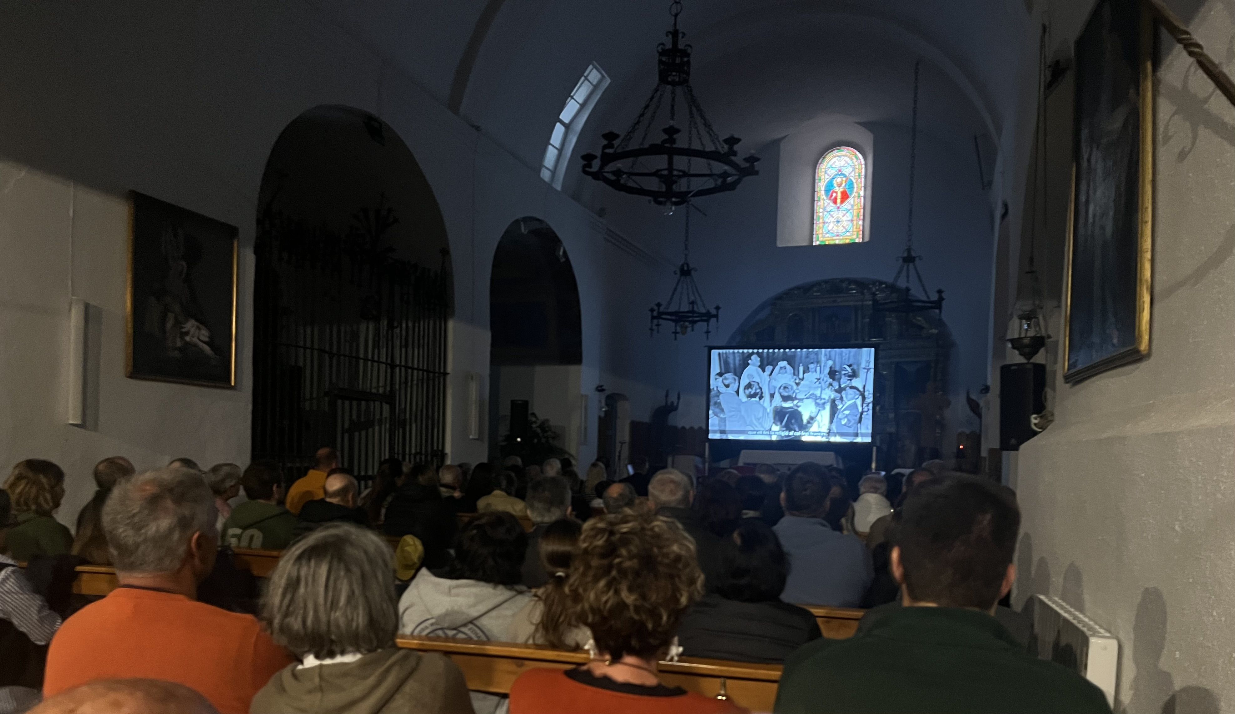 reproducció de  ‘60 anys al cor de Canillo’ a Sant Serni.