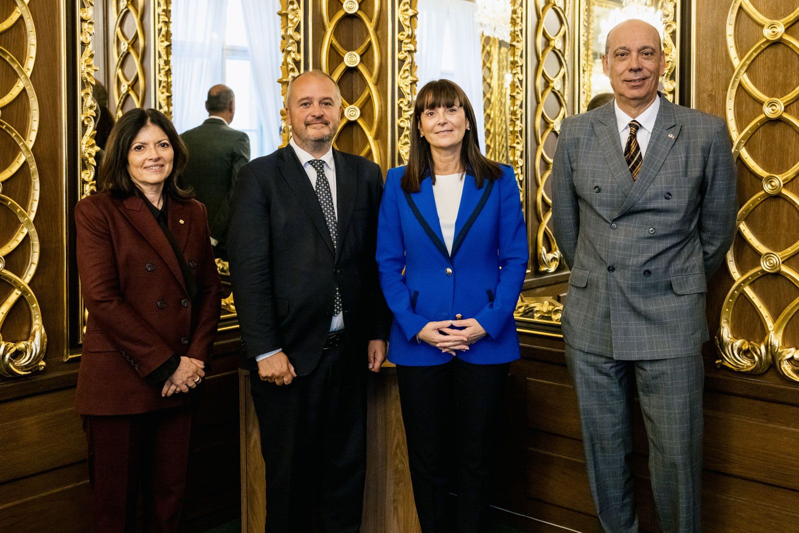 Visita oficial a la República Txeca de les ministres Imma Tor i Mònica Bonell amb Petr Sokol