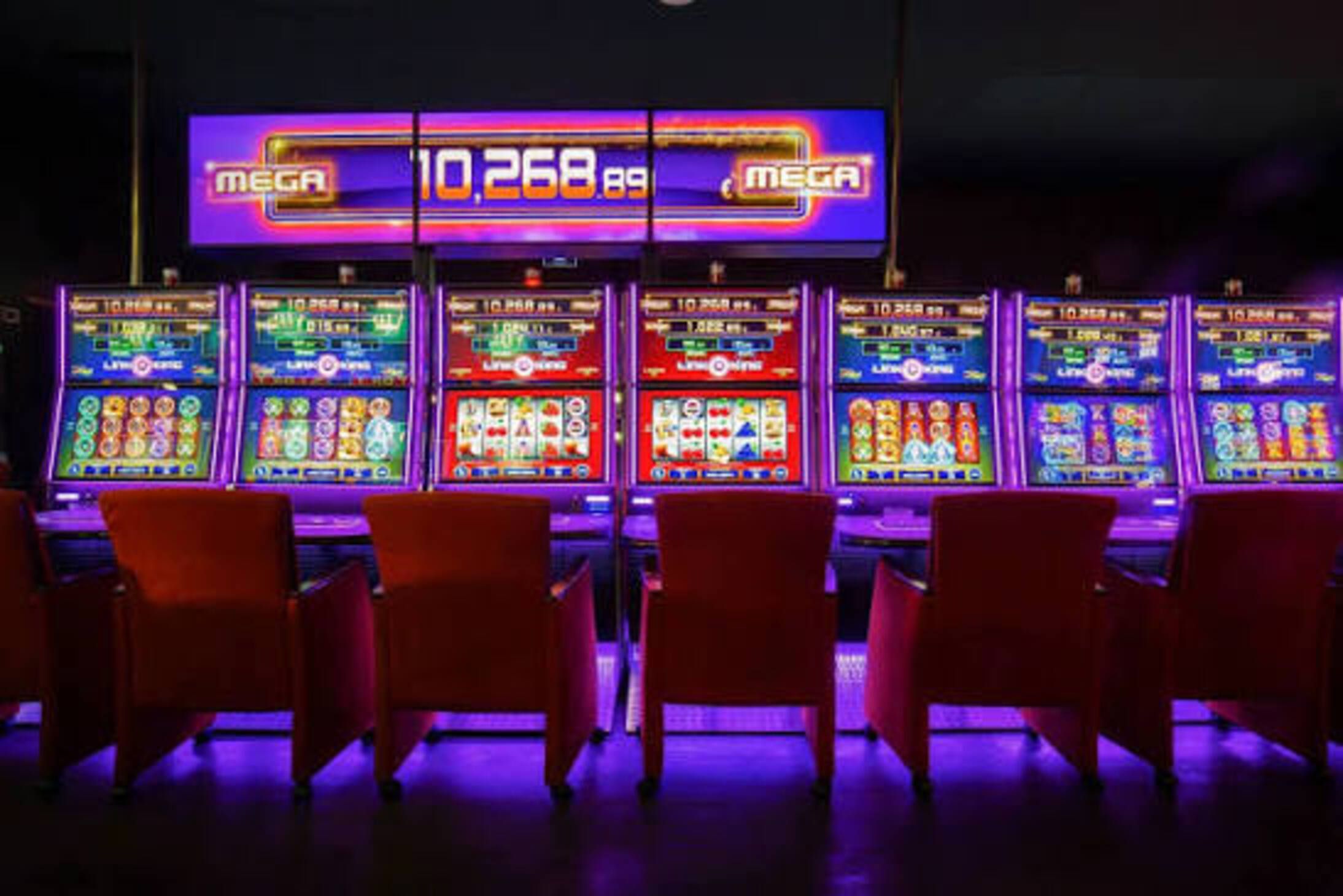 Una sala de bingo.