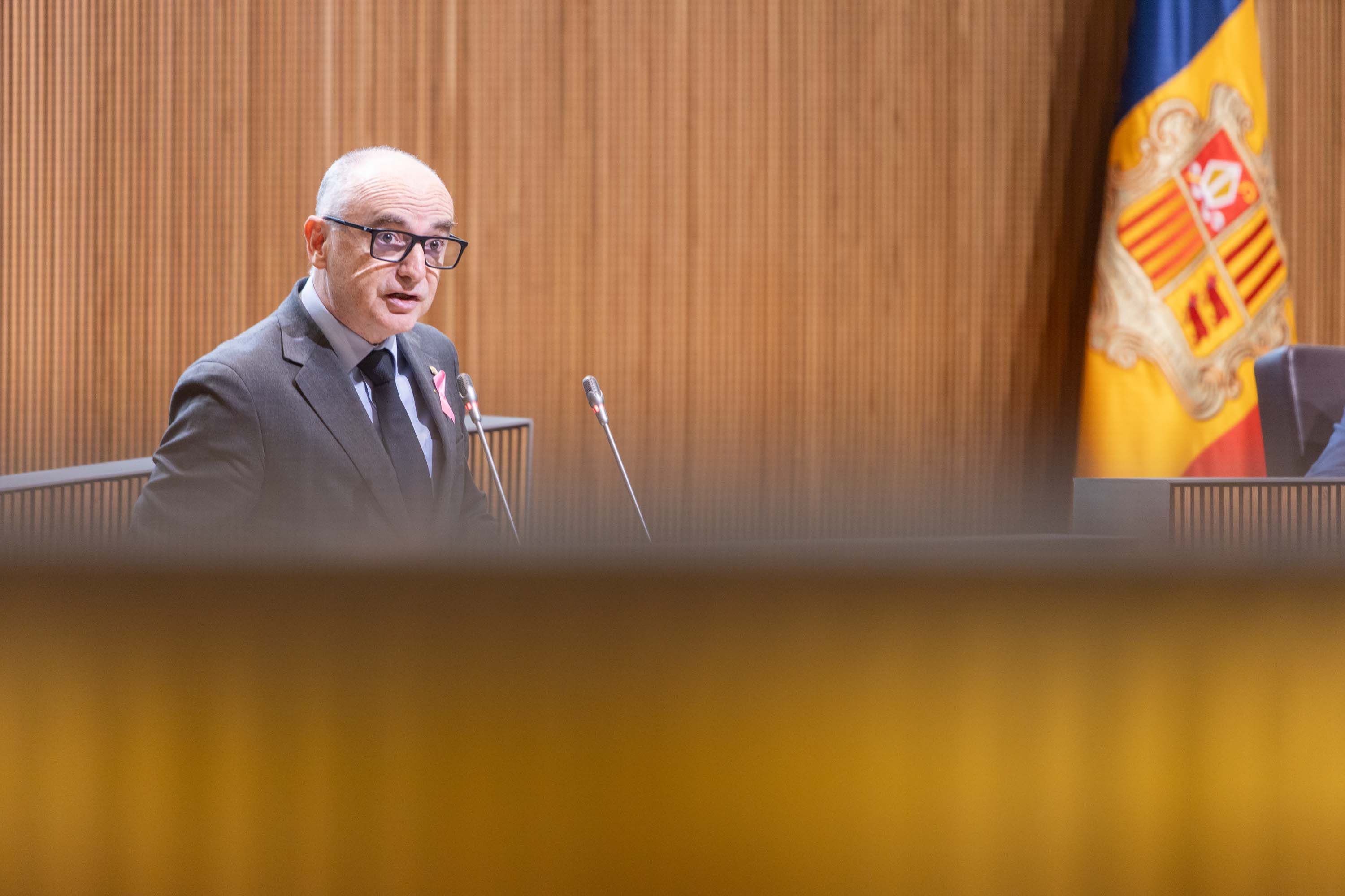 Ramon Lladós, durant la sessió. Ramon Lladós, durant la sessió.