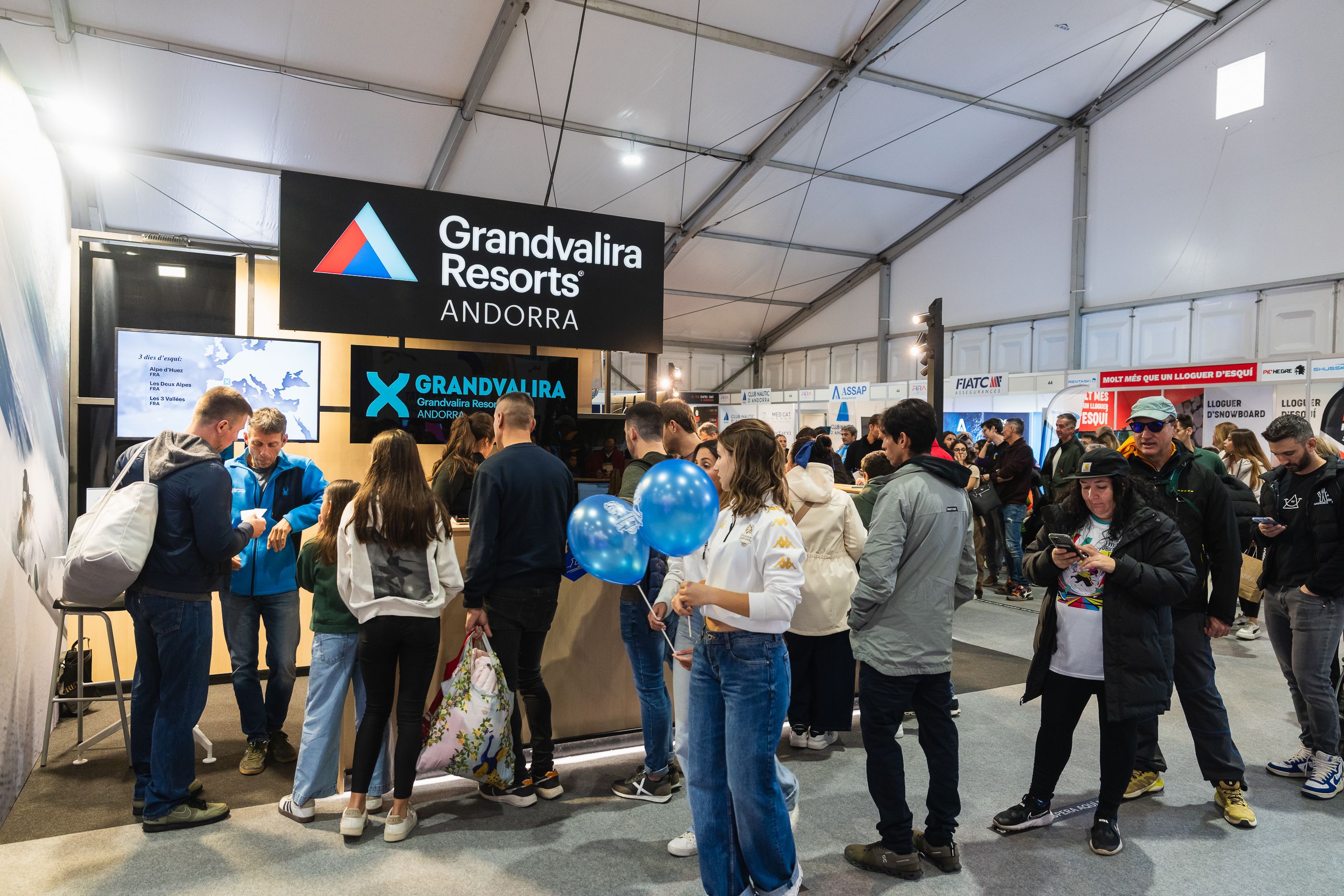 L'estand de Grandvalira Resorts a la Fira d'Andorra la Vella de l'any passat.