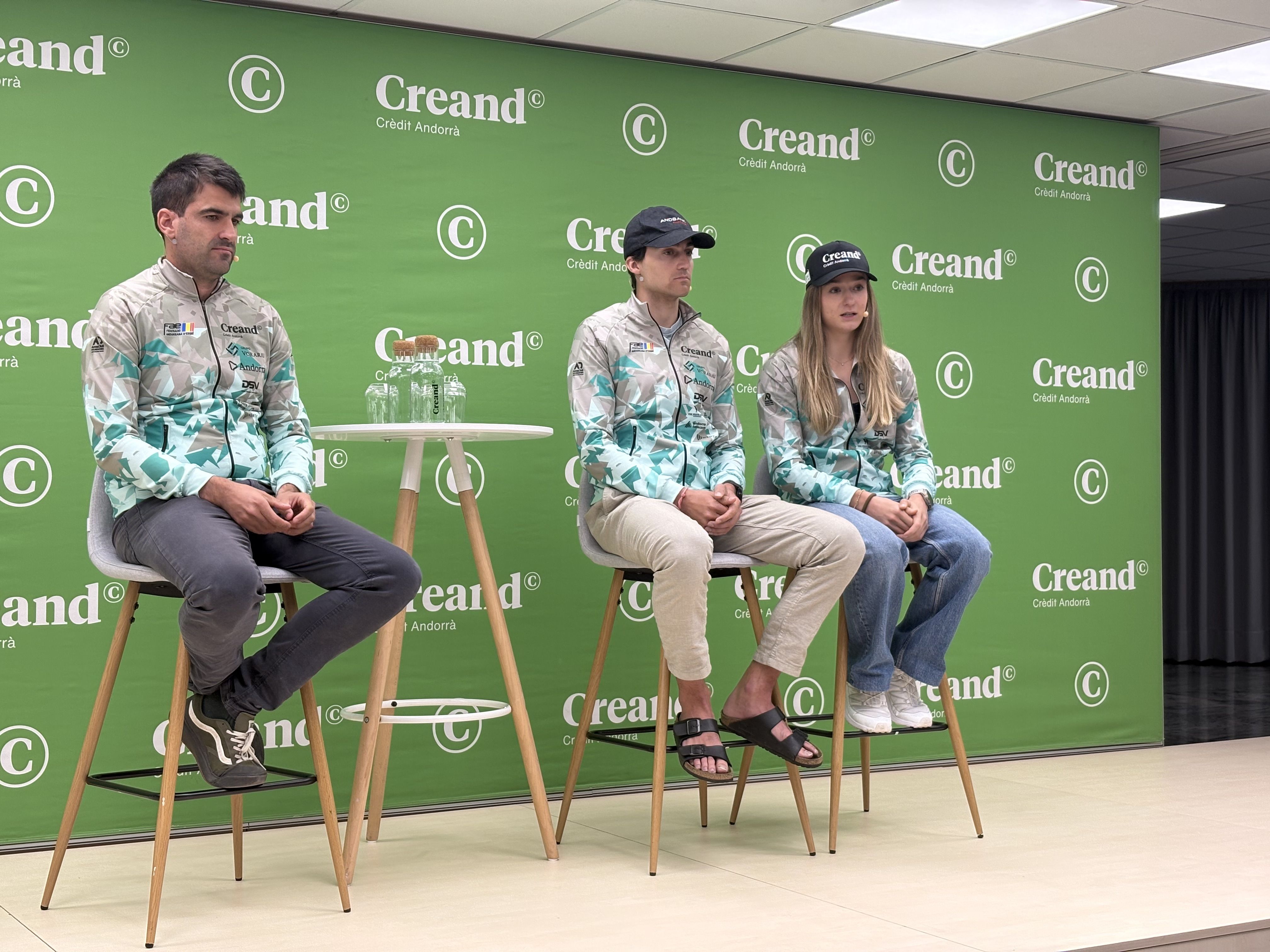 Xabier del Val, Irineu Esteve i Gina del Rio, aquest migdia durant la presentació de la temporada. Xabier del Val, Irineu Esteve i Gina del Rio, aquest migdia durant la presentació de la temporada.