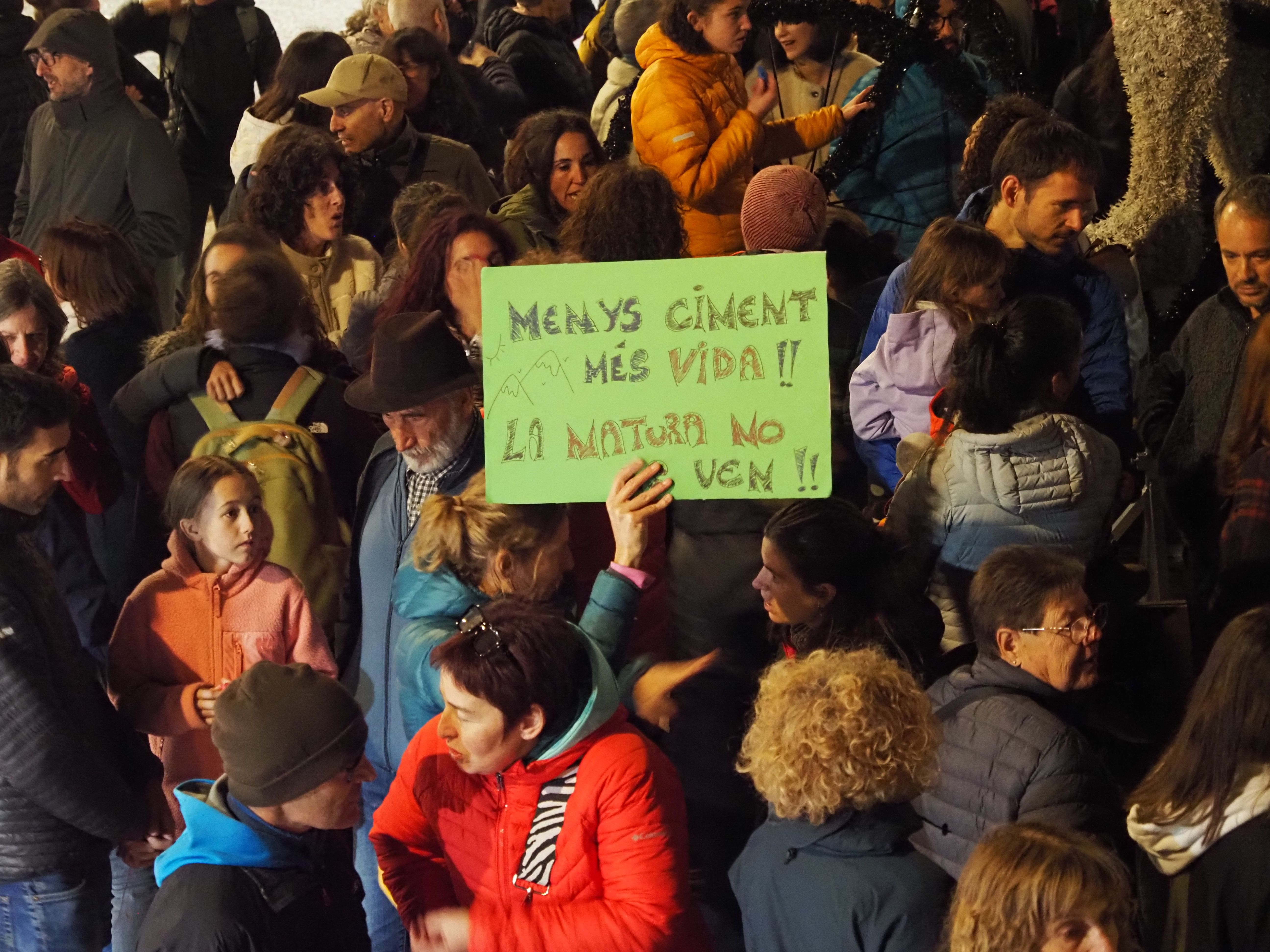 Durant la mobilització s'han mostrat moltes pancartes.