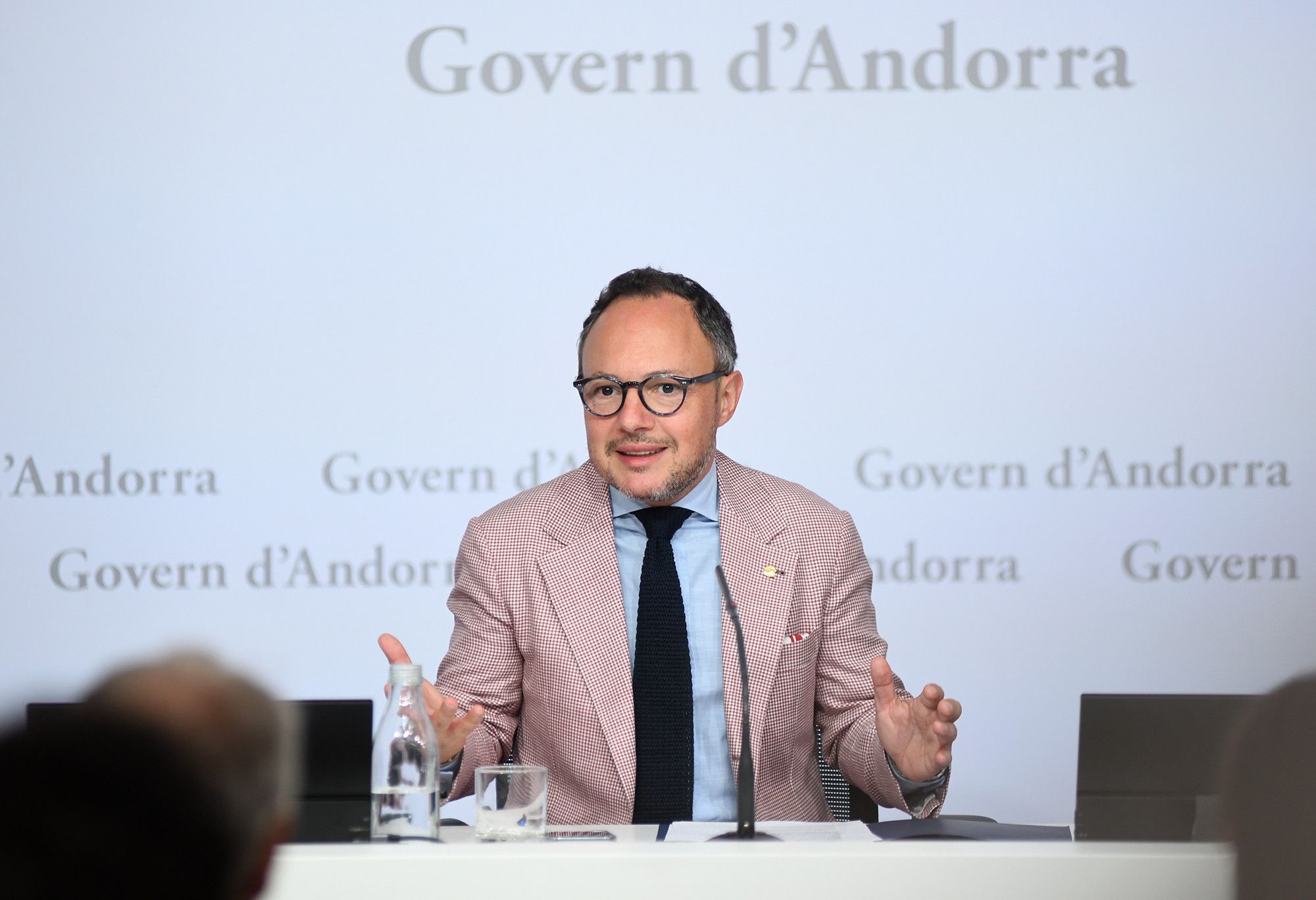 El cap de Govern, Xavier Espot.