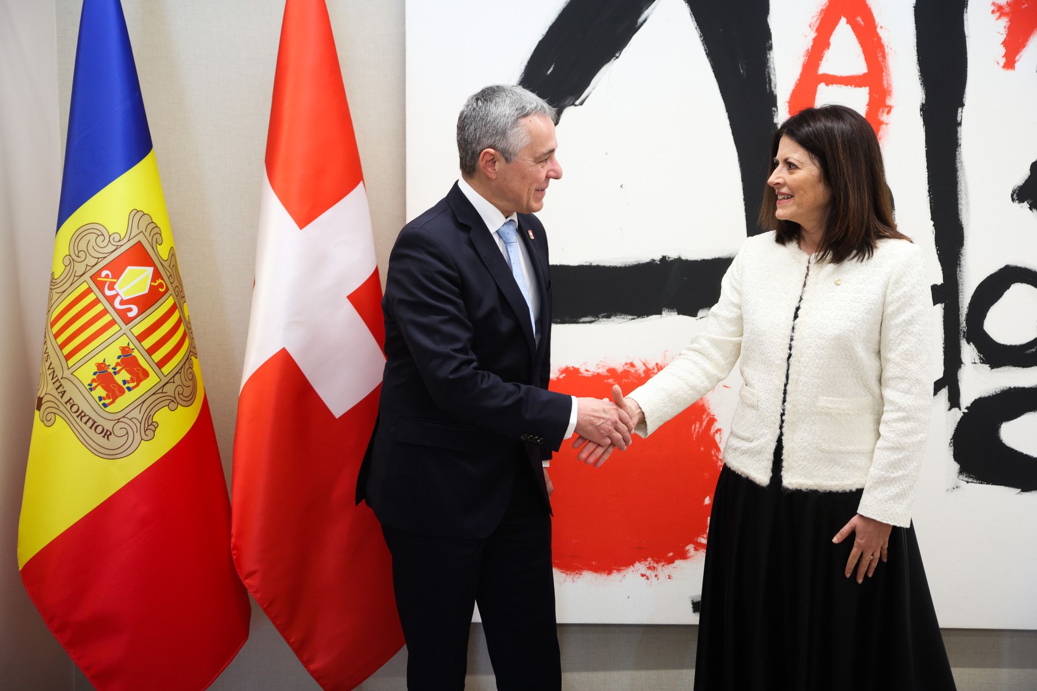 Cassis i Tor al despatx del cap de Govern. | SFGA La portaveu del Sindicat, Rebeca Bonache.