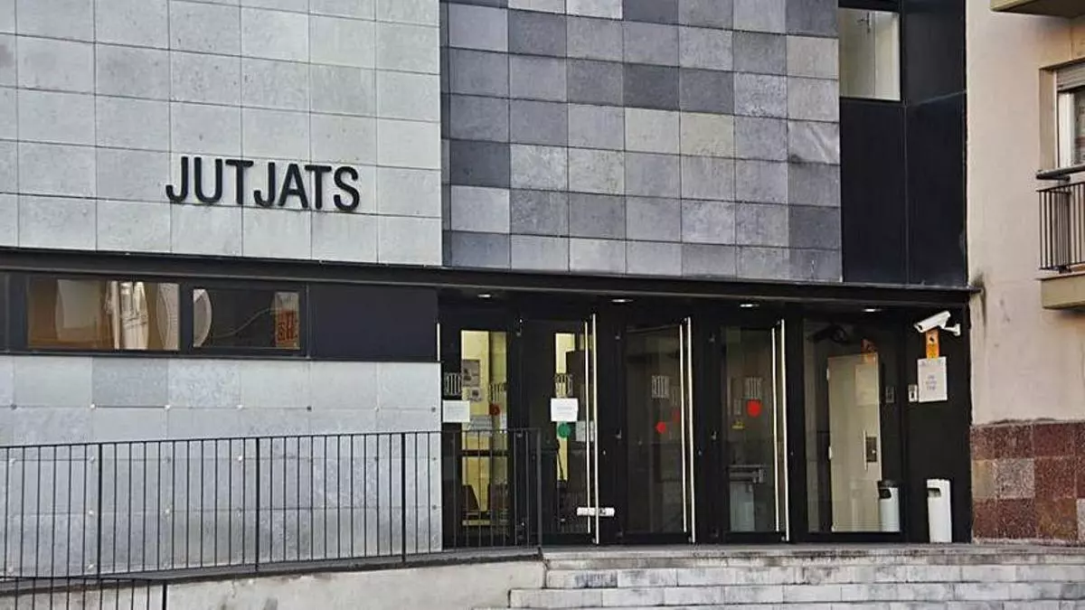 Una imatge del jutjat de la Seu.