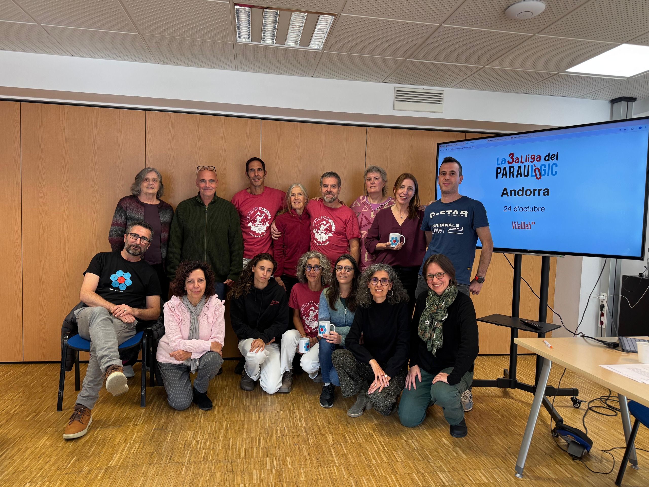 Els participants a la semifinal andorrana del joc del Paraulògic 2026.