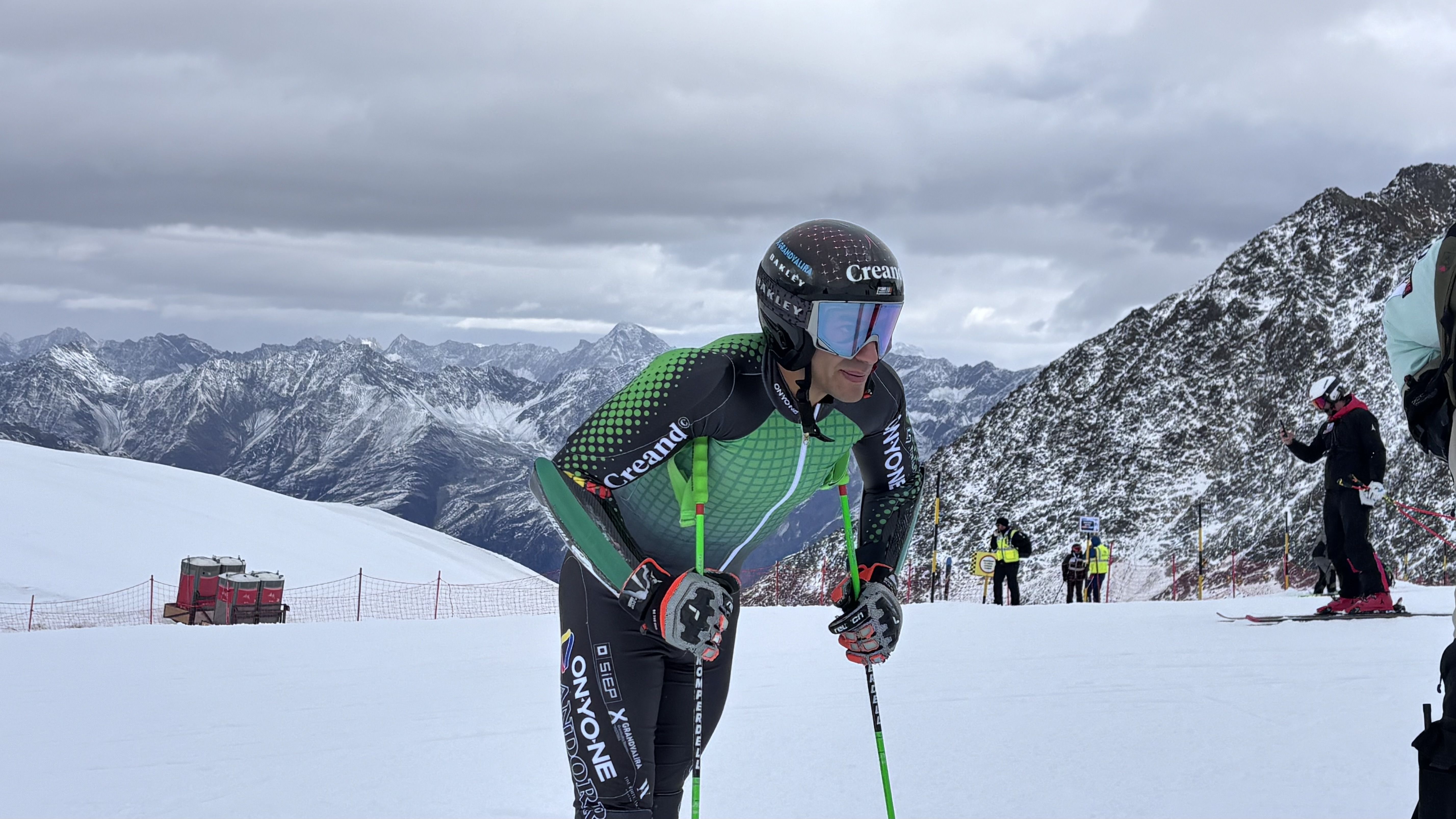 Joan Verdú, a l'estació austríaca de Sölden. Joan Verdú, a l'estació austríaca de Sölden.