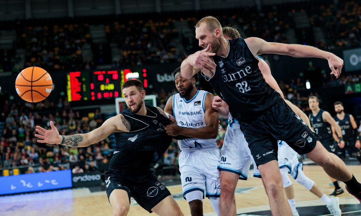 El MoraBanc no ha pogut trencar la imbatibilitat del Bilbao Basket al seu pavelló.