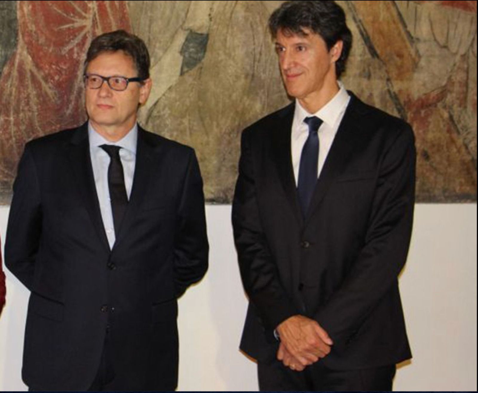 Carles Sansa i Francesc Pons, membres del Tribunal de Comptes.