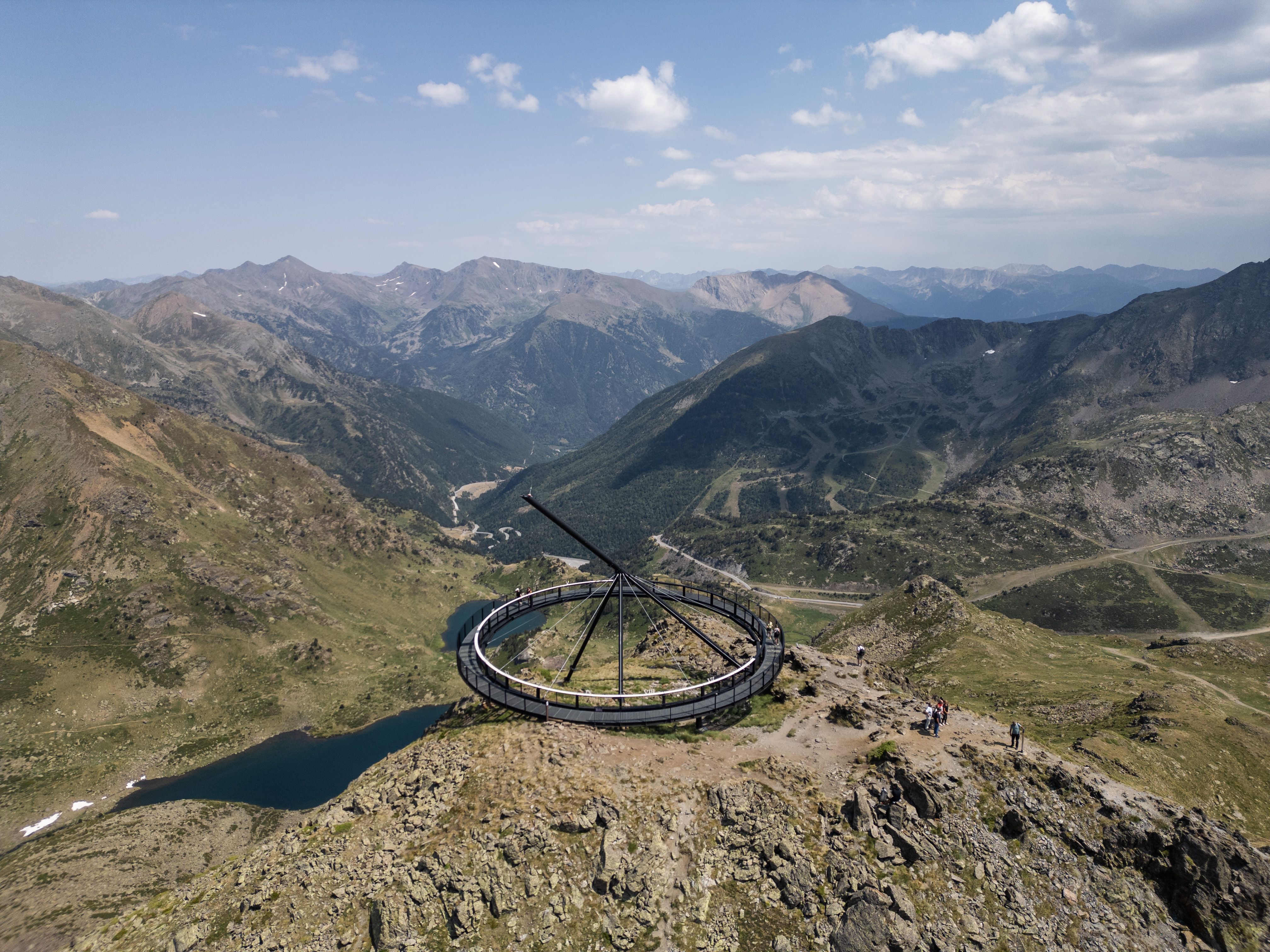 UNA IMATGE DEL MIRADOR SOLAR DE TRISTAINA.