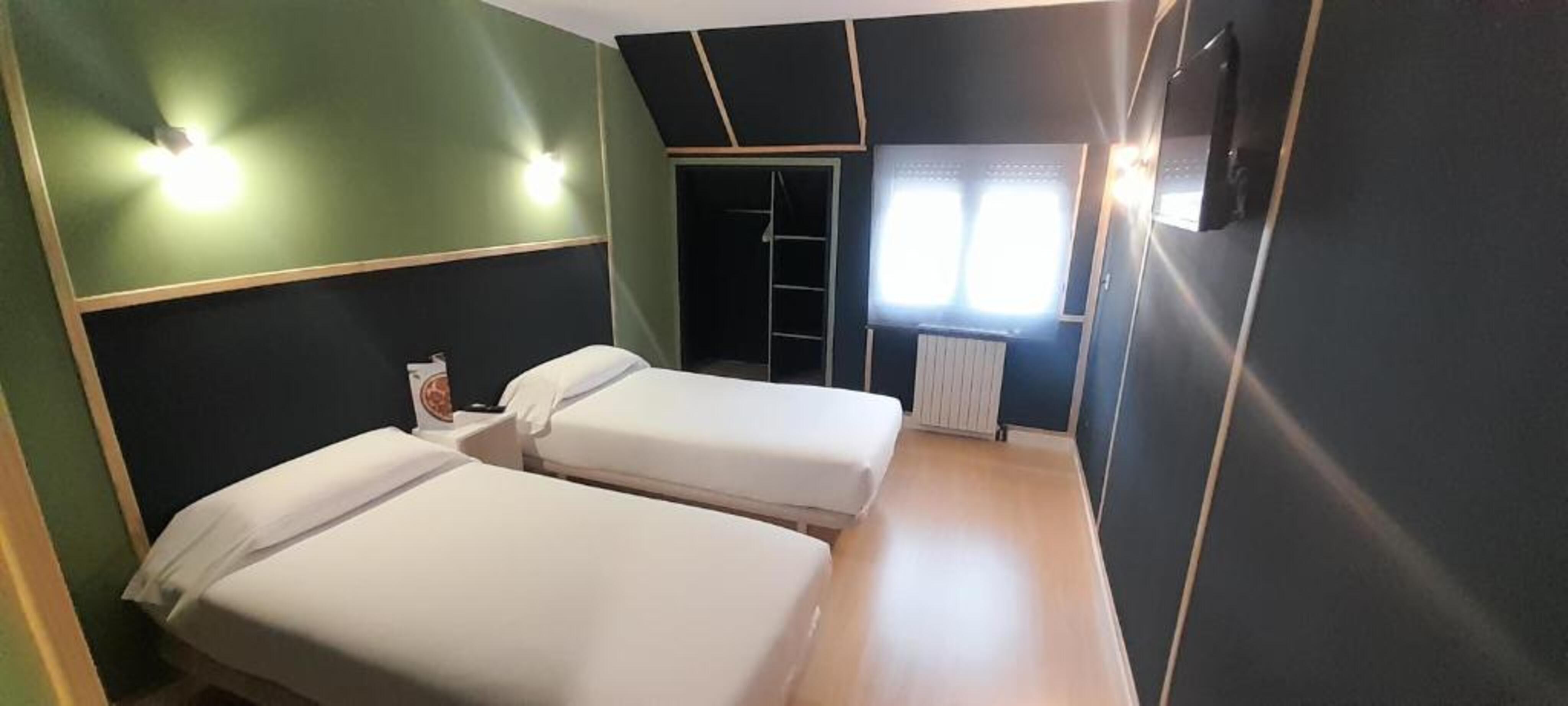 Imatge d'una habitació d'un hotel.