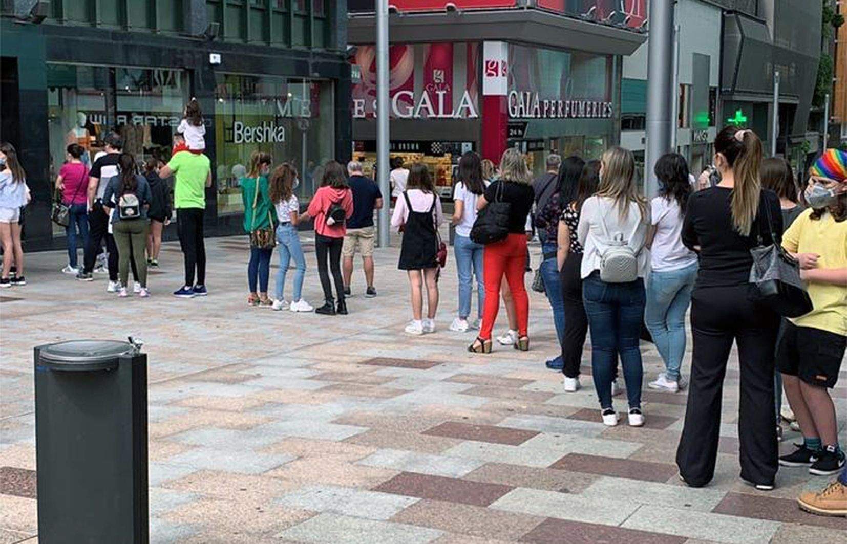 x bershka La portaveu del Sindicat, Rebeca Bonache.