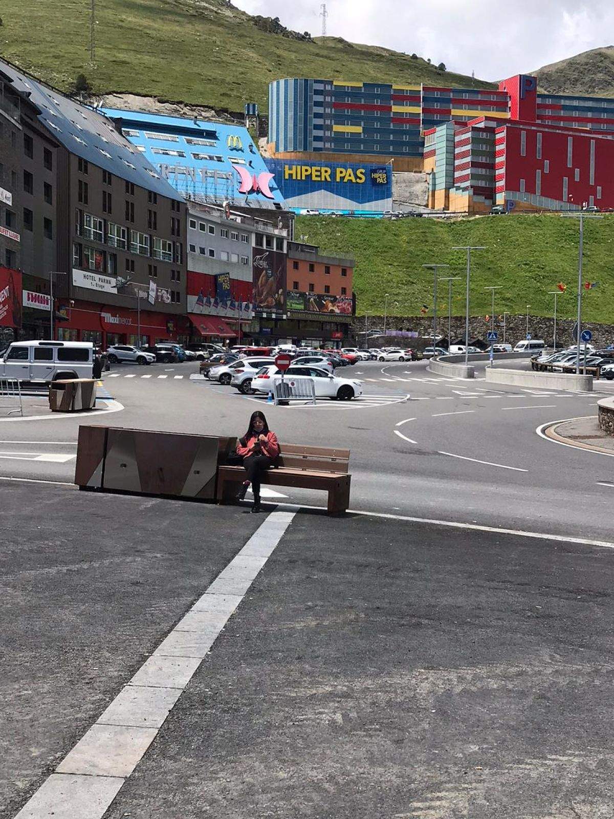 A mig matí la situació ja era força tranquil·la al Pas de la Casa.