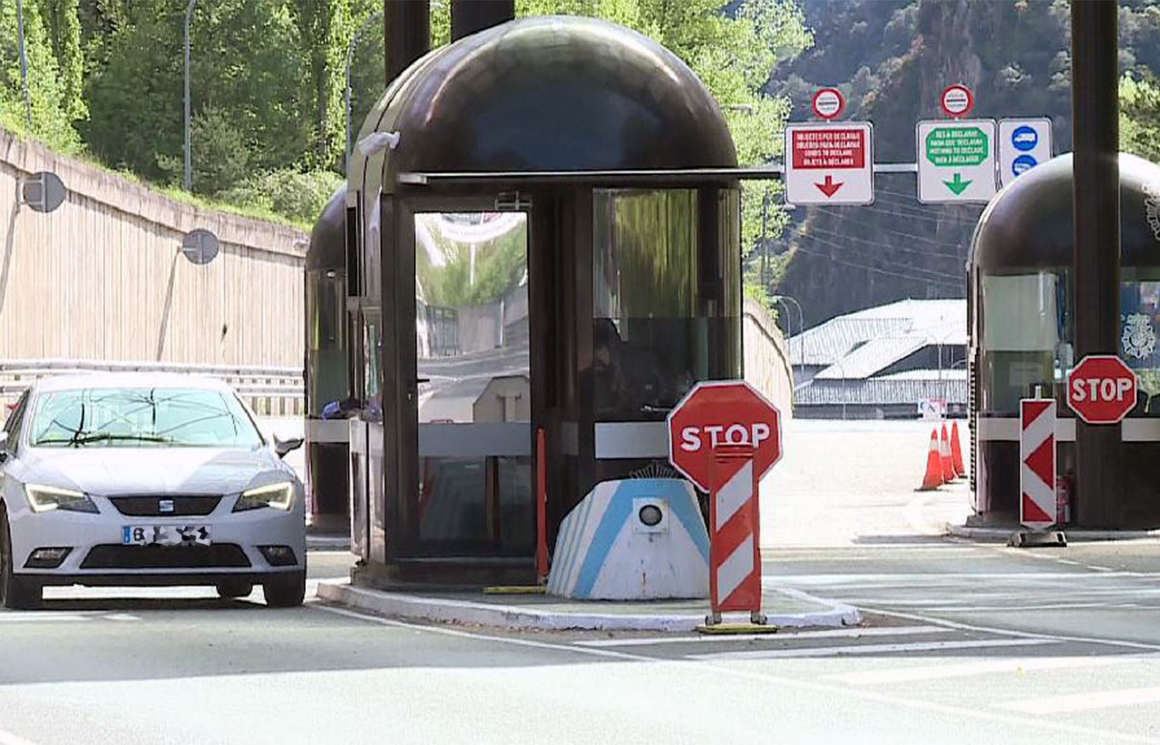 Punt fronterer hispano-andorrà.