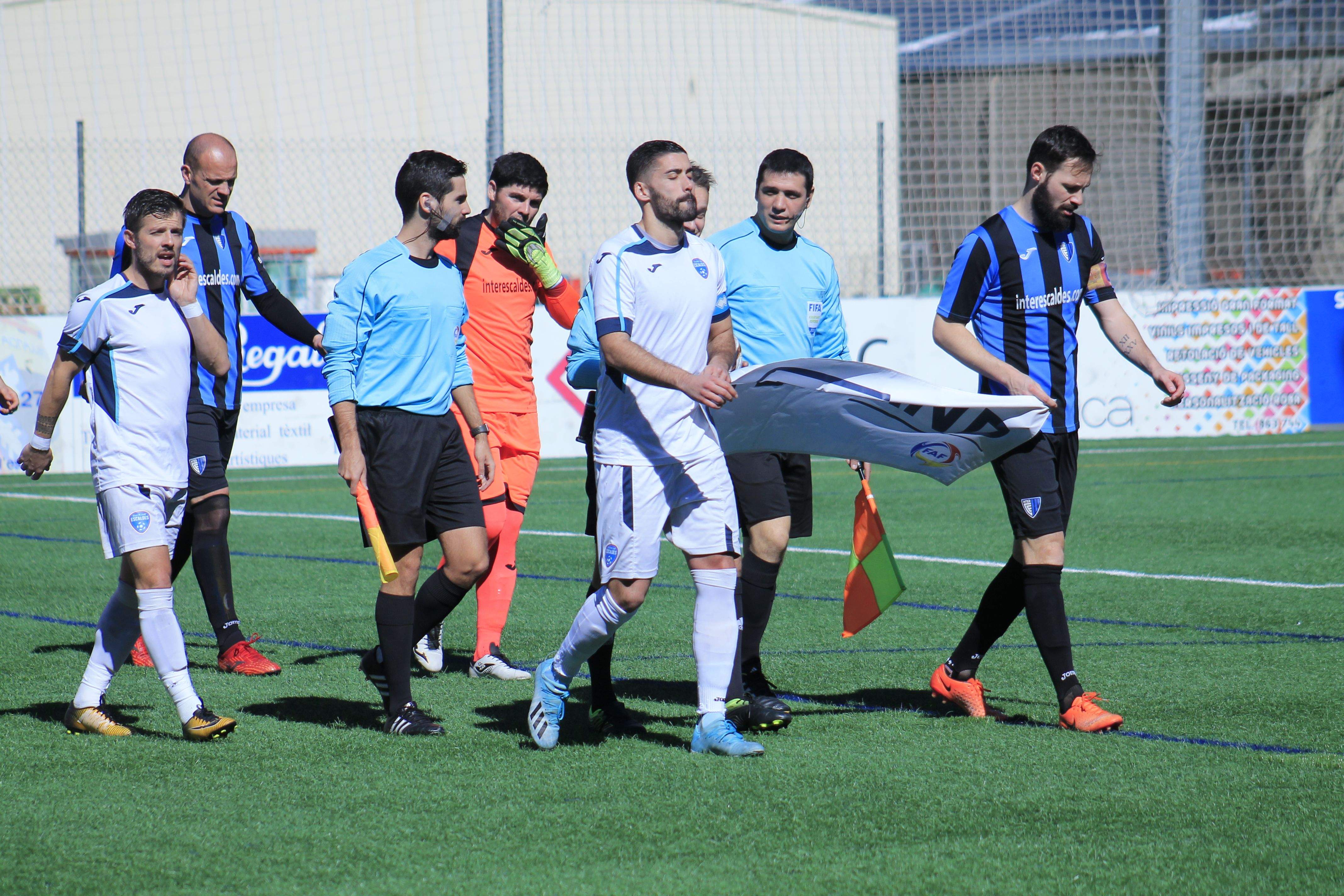 Sortida al camp d'Inter i Atlètic d'Escaldes. Sortida al camp d'Inter i Atlètic d'Escaldes.