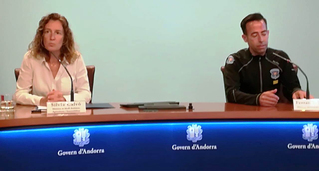 Calvó i Teixidó durant la roda de premsa d'aquest dijous.