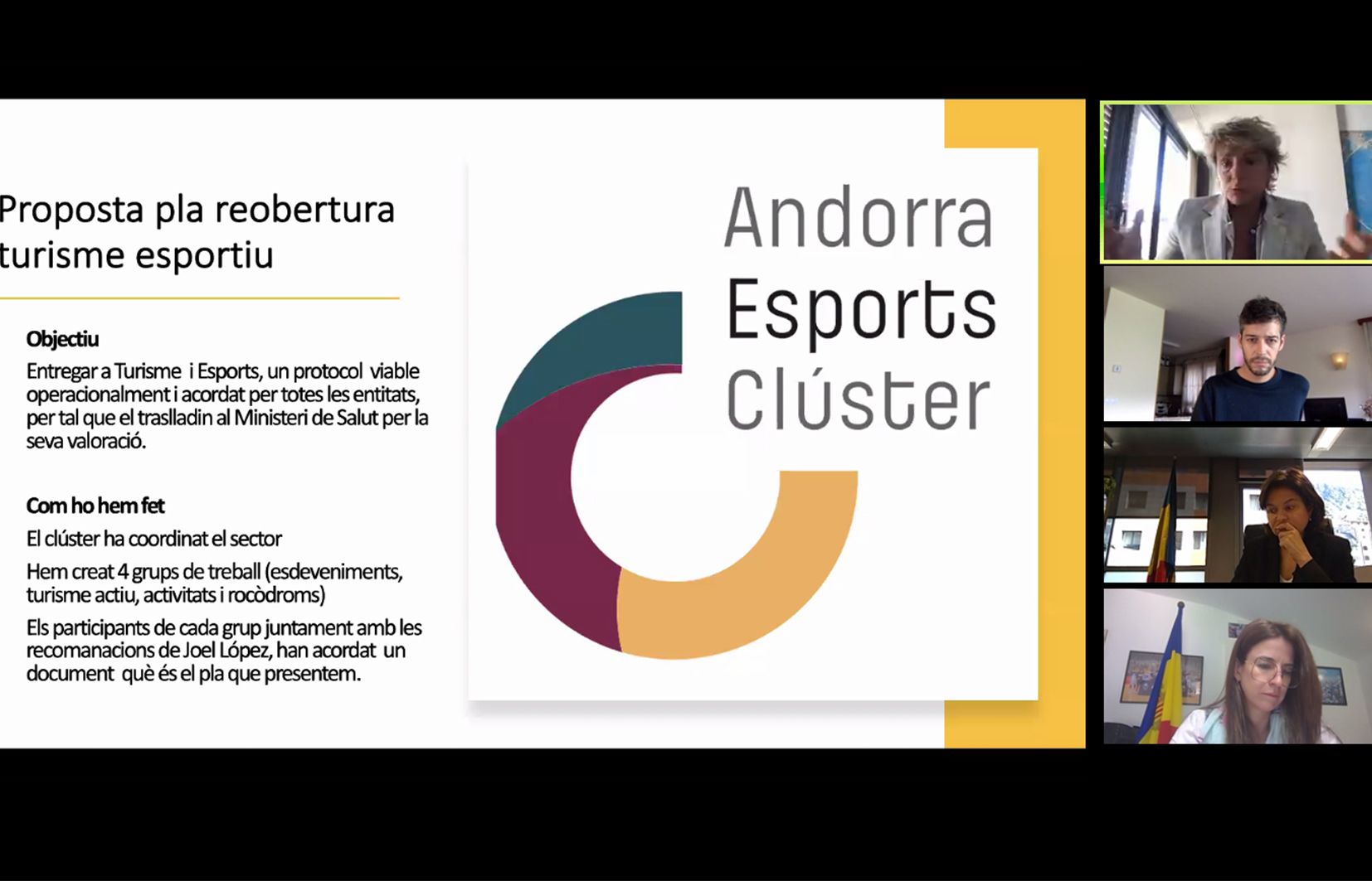 'Webinar' del clúster d'esports d'Actua.