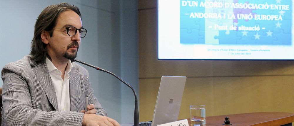 EL SECRETARI D'ESTAT D'AFERS EUROPEUS, LANDRY RIBA.