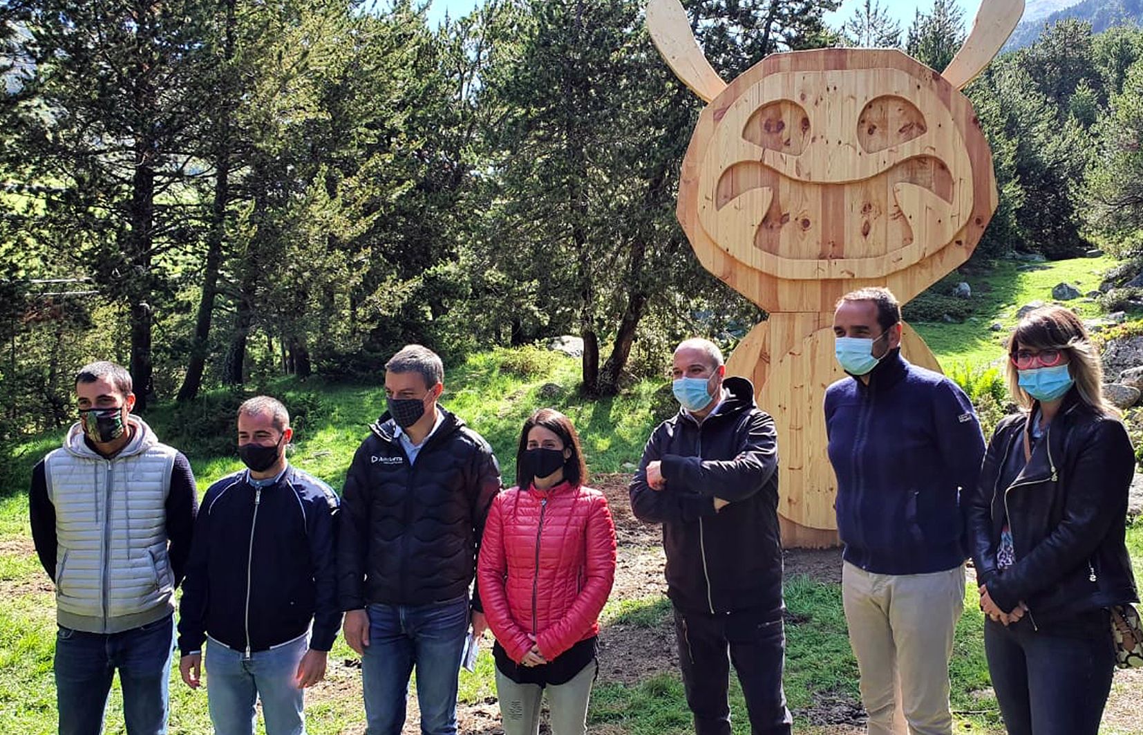 Presentació dels tamarros als Cortals d'Encamp. Presentació dels tamarros als Cortals d'Encamp.