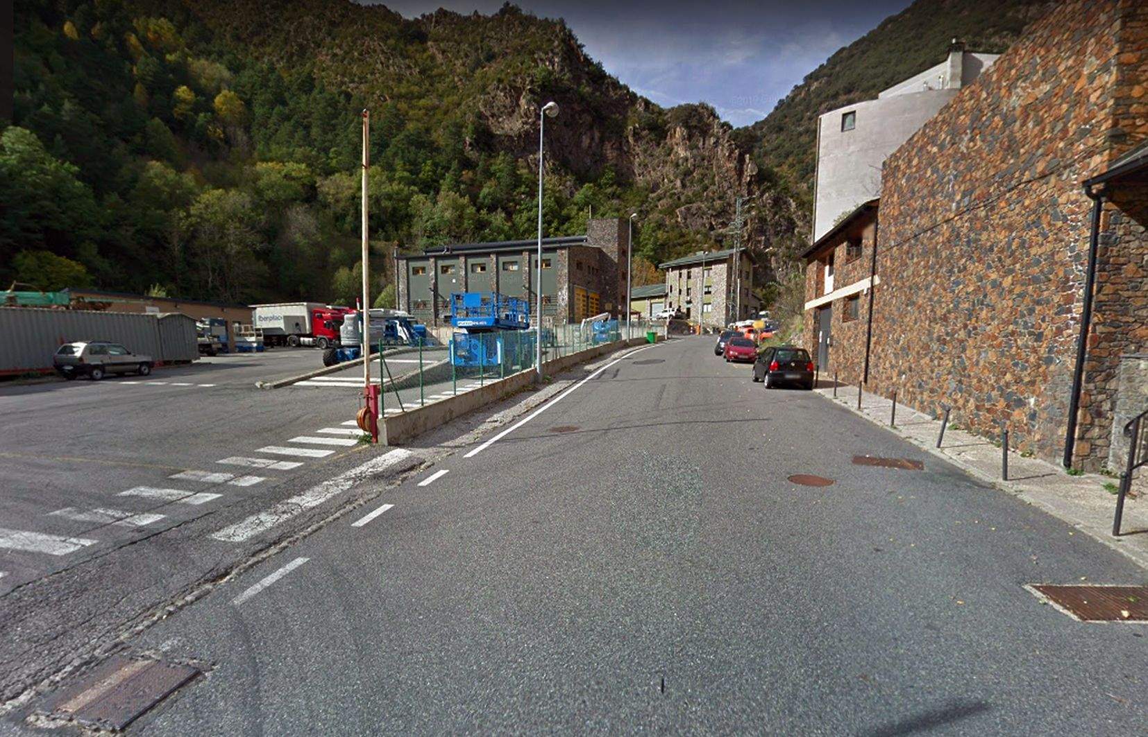 Imatge d'arxiu de la carretera d'Aixovall.