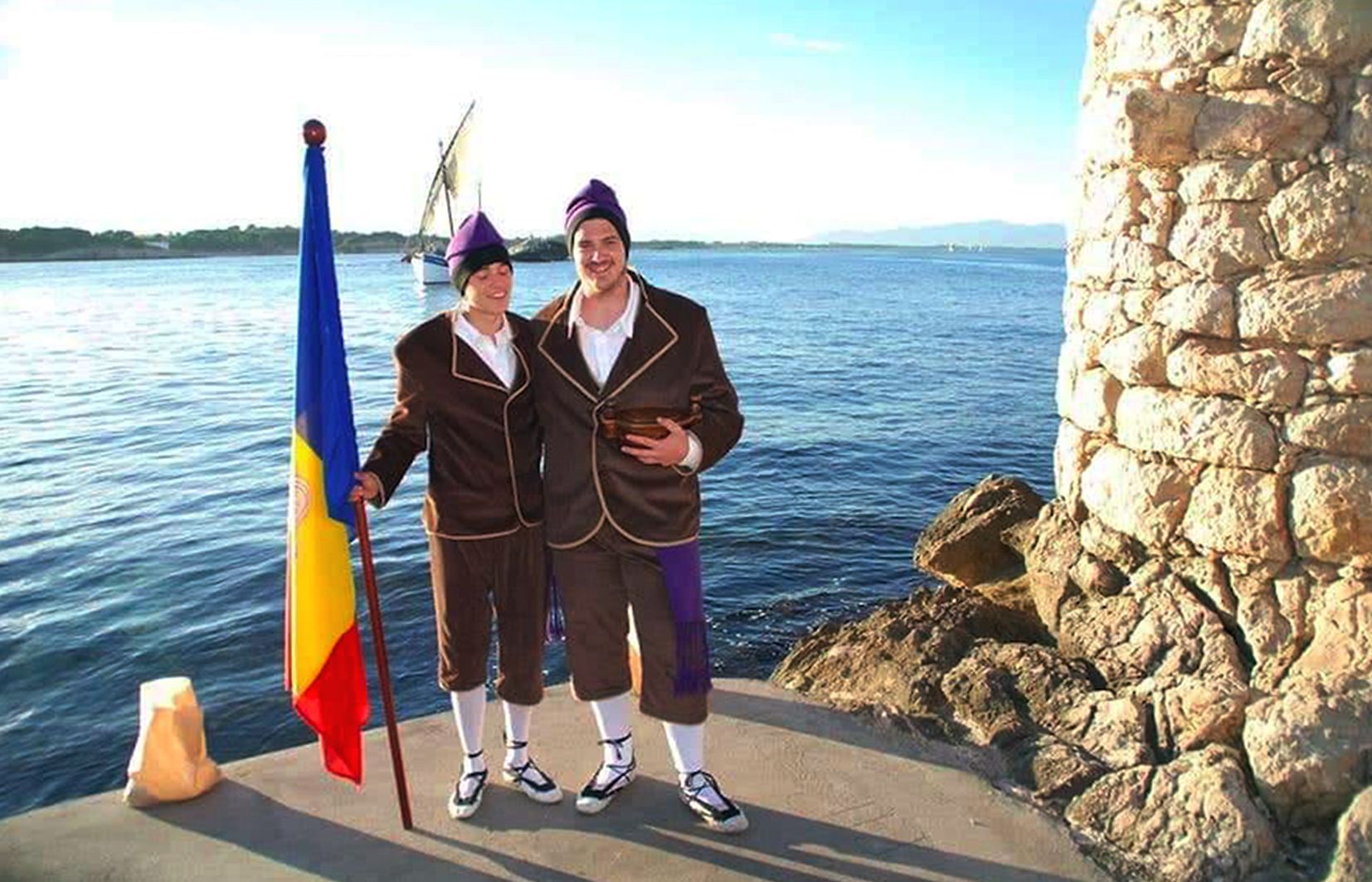 Guilherme Pereira, a l'esquerra, amb l'hereu d'Escaldes del 2010, Jacob Sánchez.