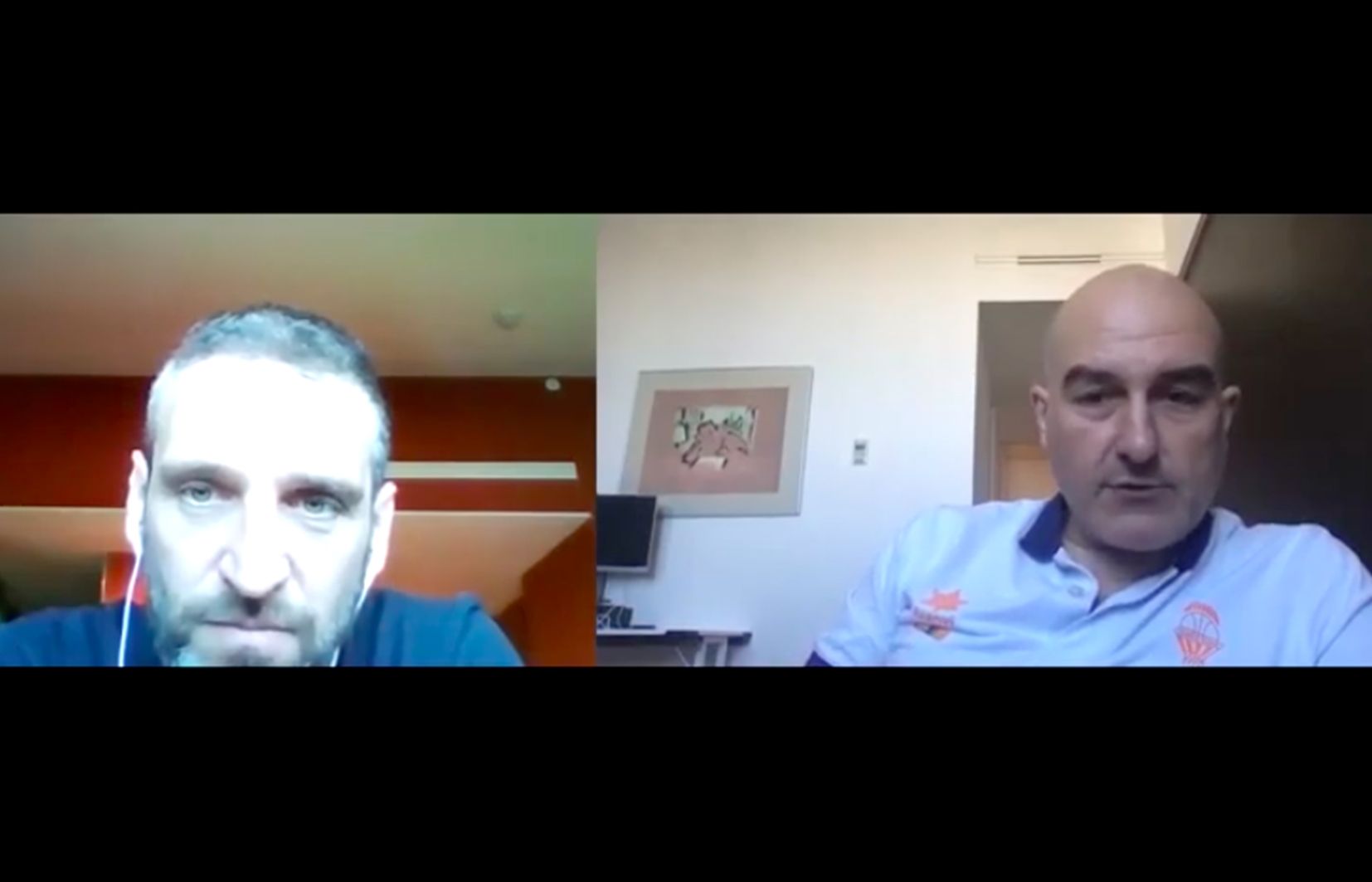 Un moment de la conversa telemàtica.