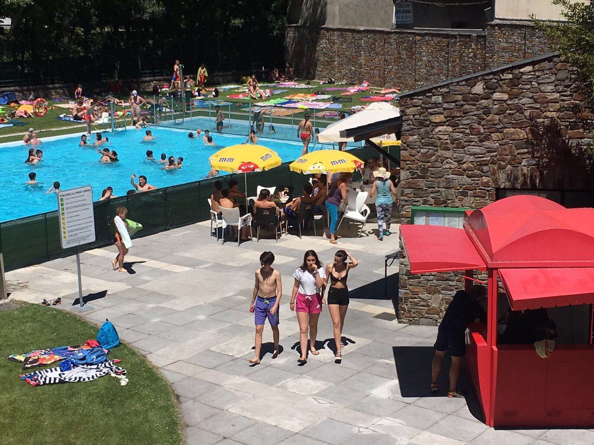 La piscina de la Mola, a Encamp, tornarà a obrir aquest estiu.