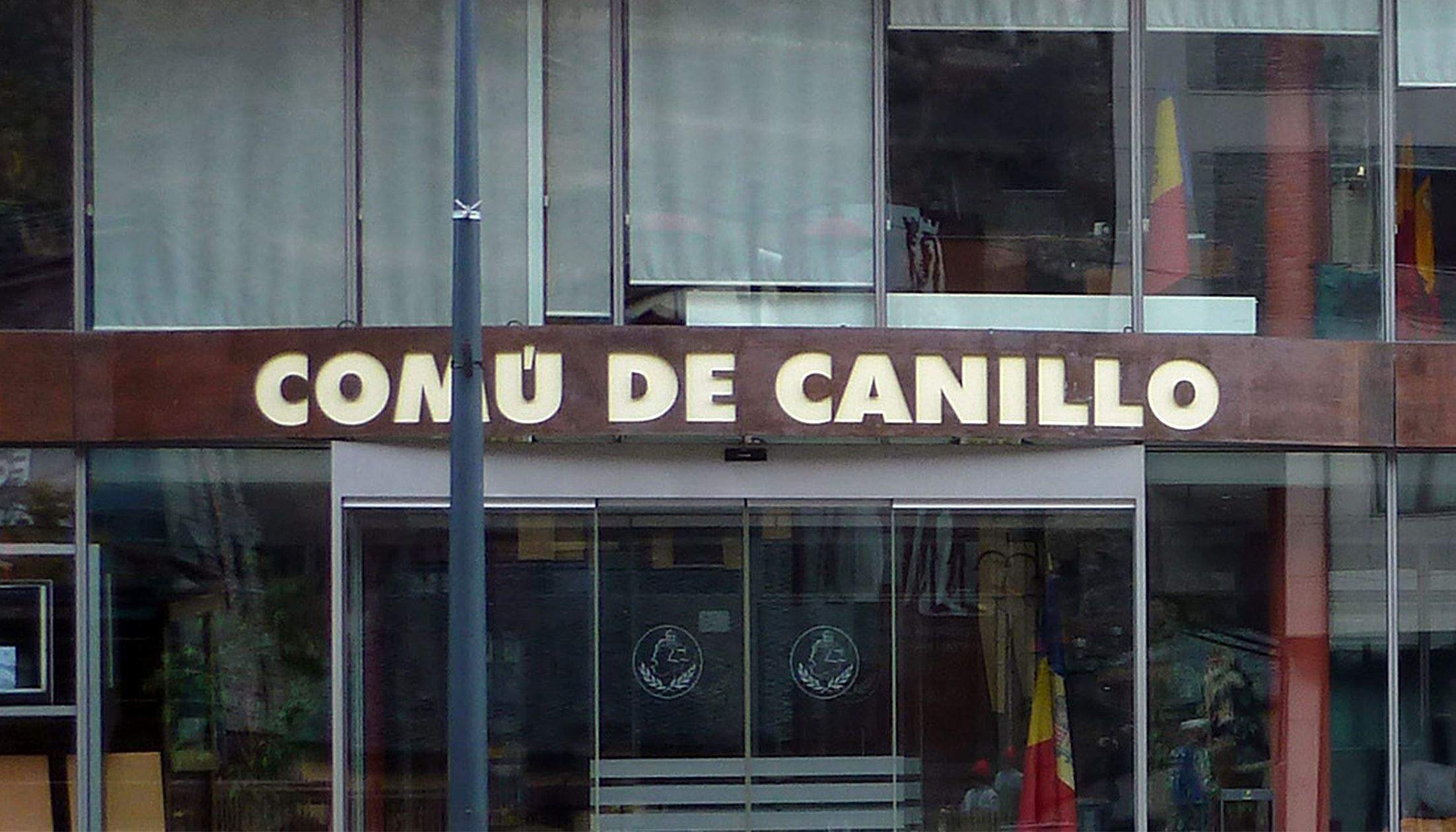 La façana del comú de Canillo.