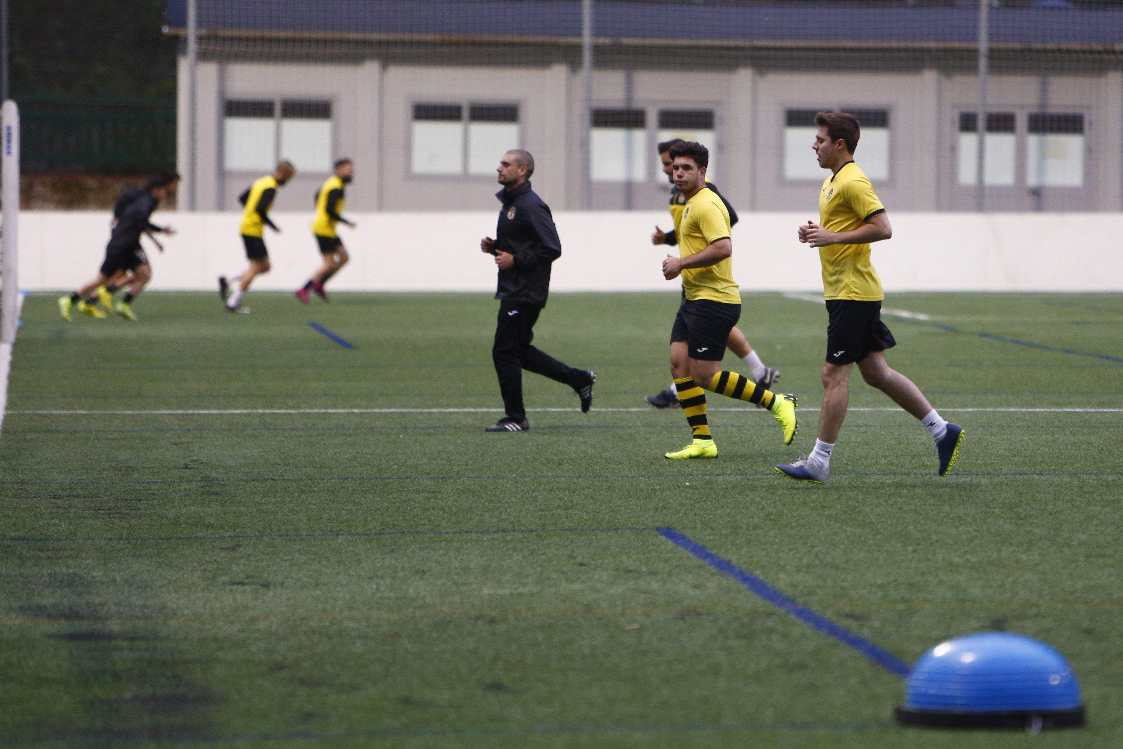 Imatge d'un dels entrenaments realitzats els darrers dies.