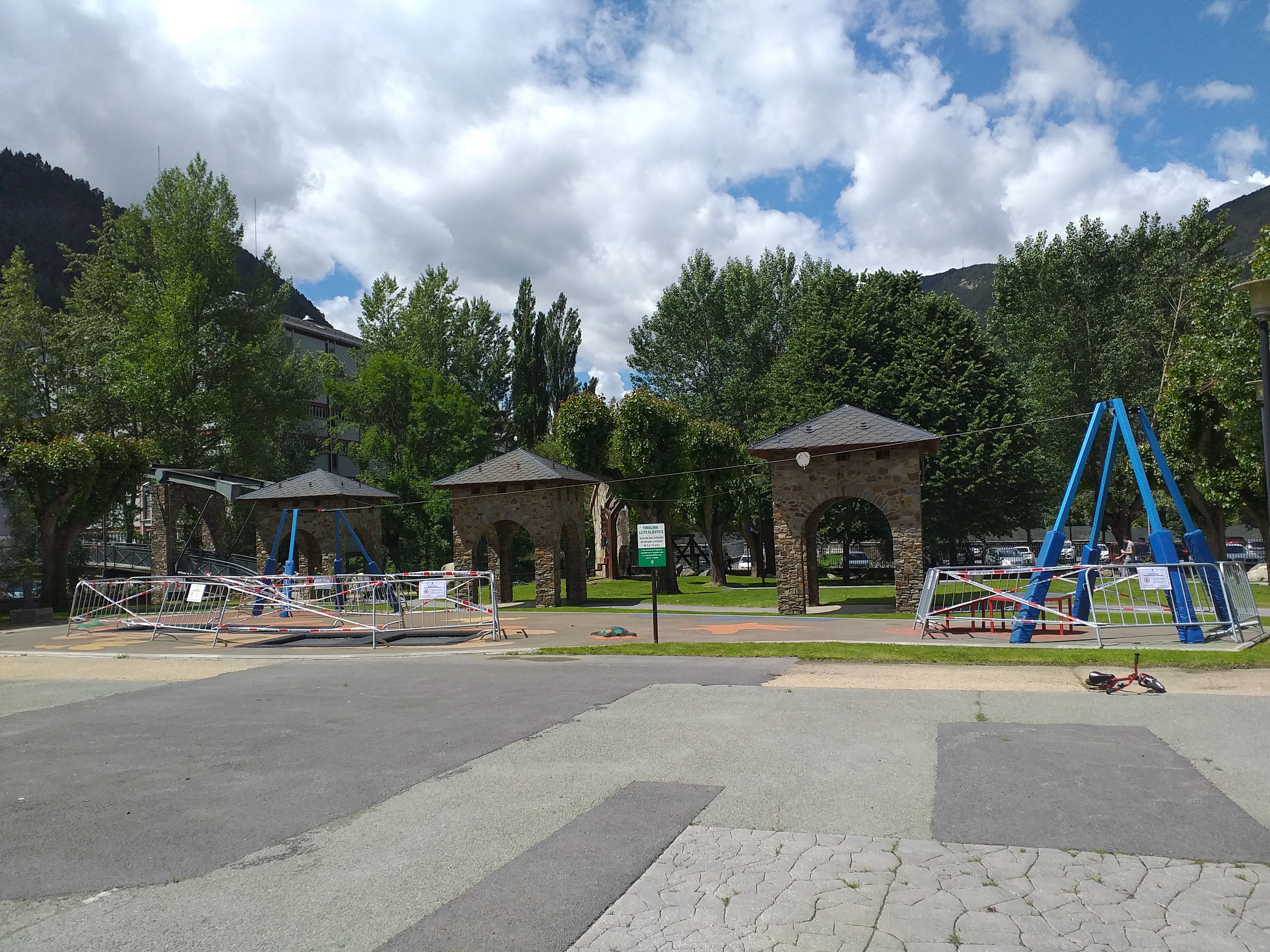 La zona on s'ubica actualment la tirolina del Prat Gran serà la darrera on es faran obres.