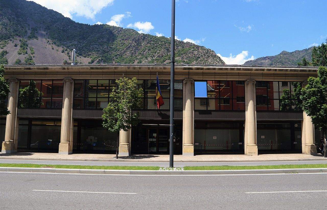 Les dependències de la seu de la justícia a Andorra la Vella.