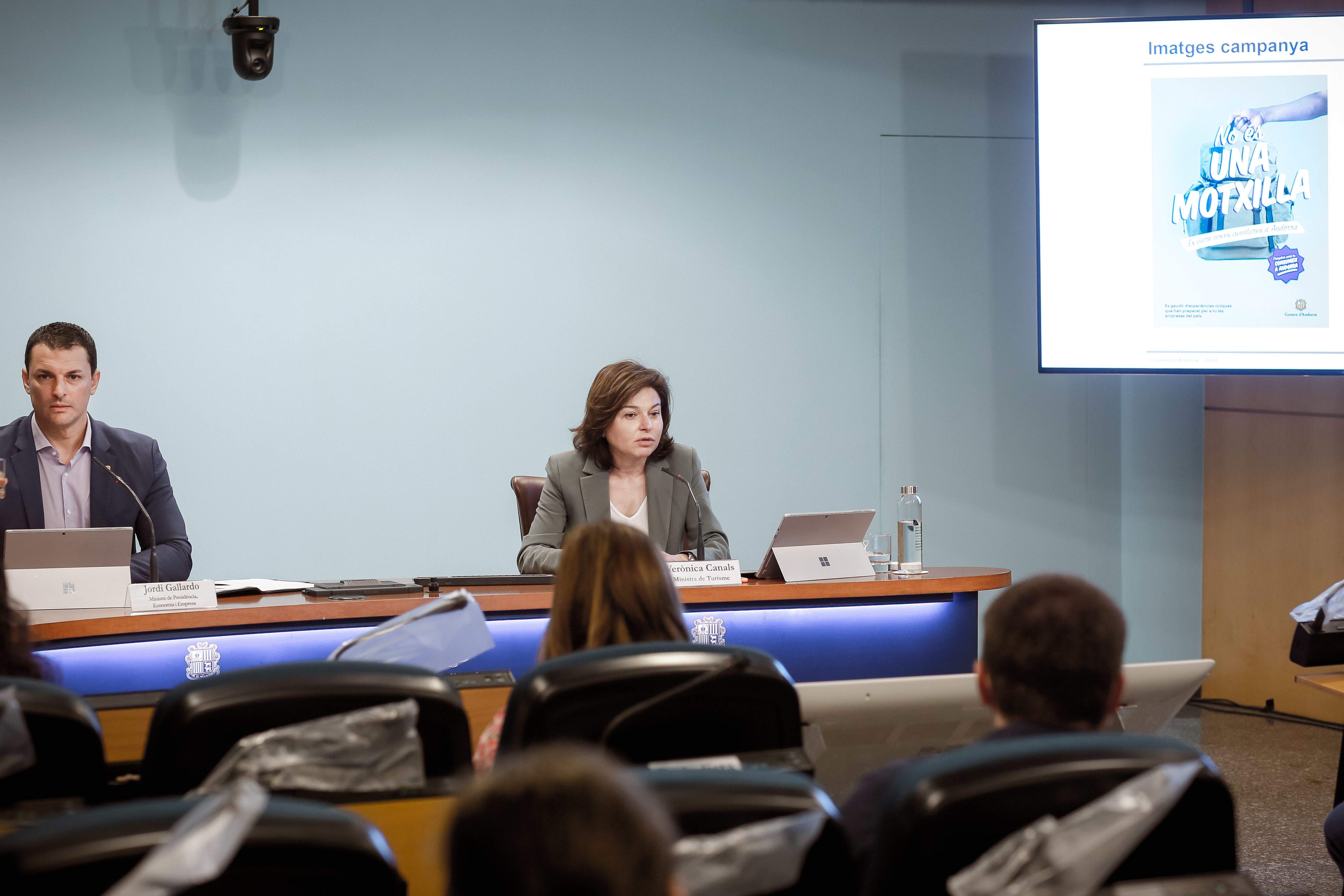 Gallardo i Canals han presentat la campanya de consum intern.