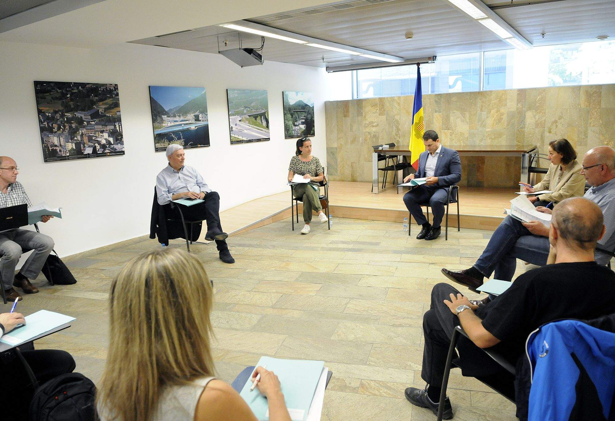 Un instant de la reunió del Comitè Econòmic i Social aquest dilluns.