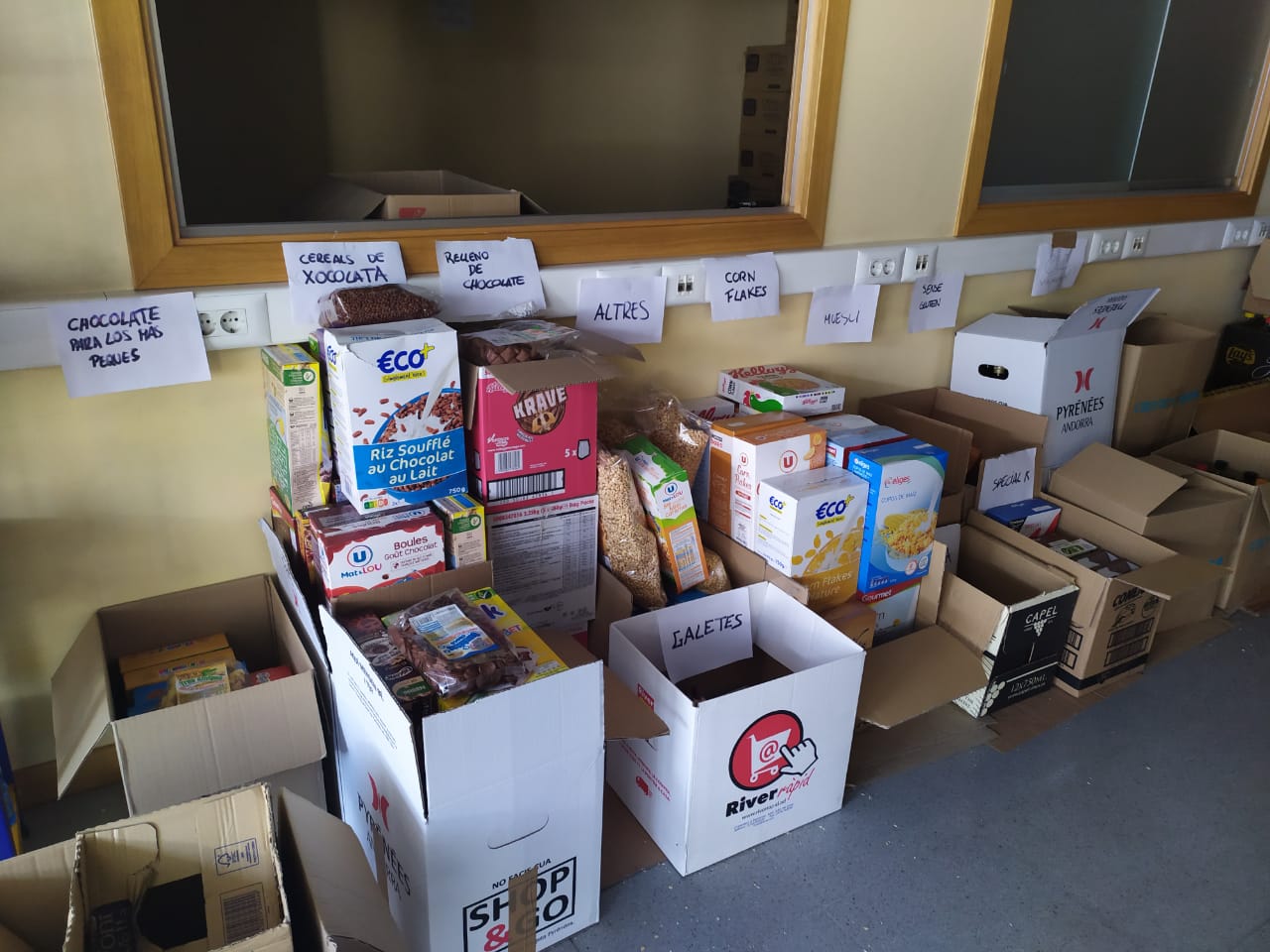 Productes recollits.