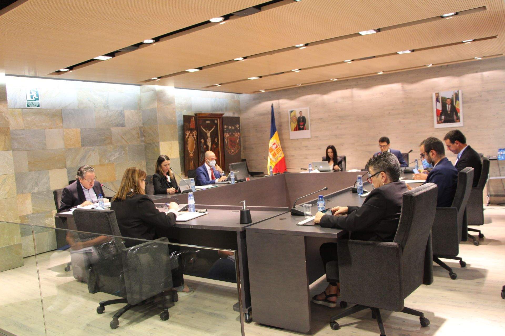 Un instant de la sessió de comú celebrada a Ordino.