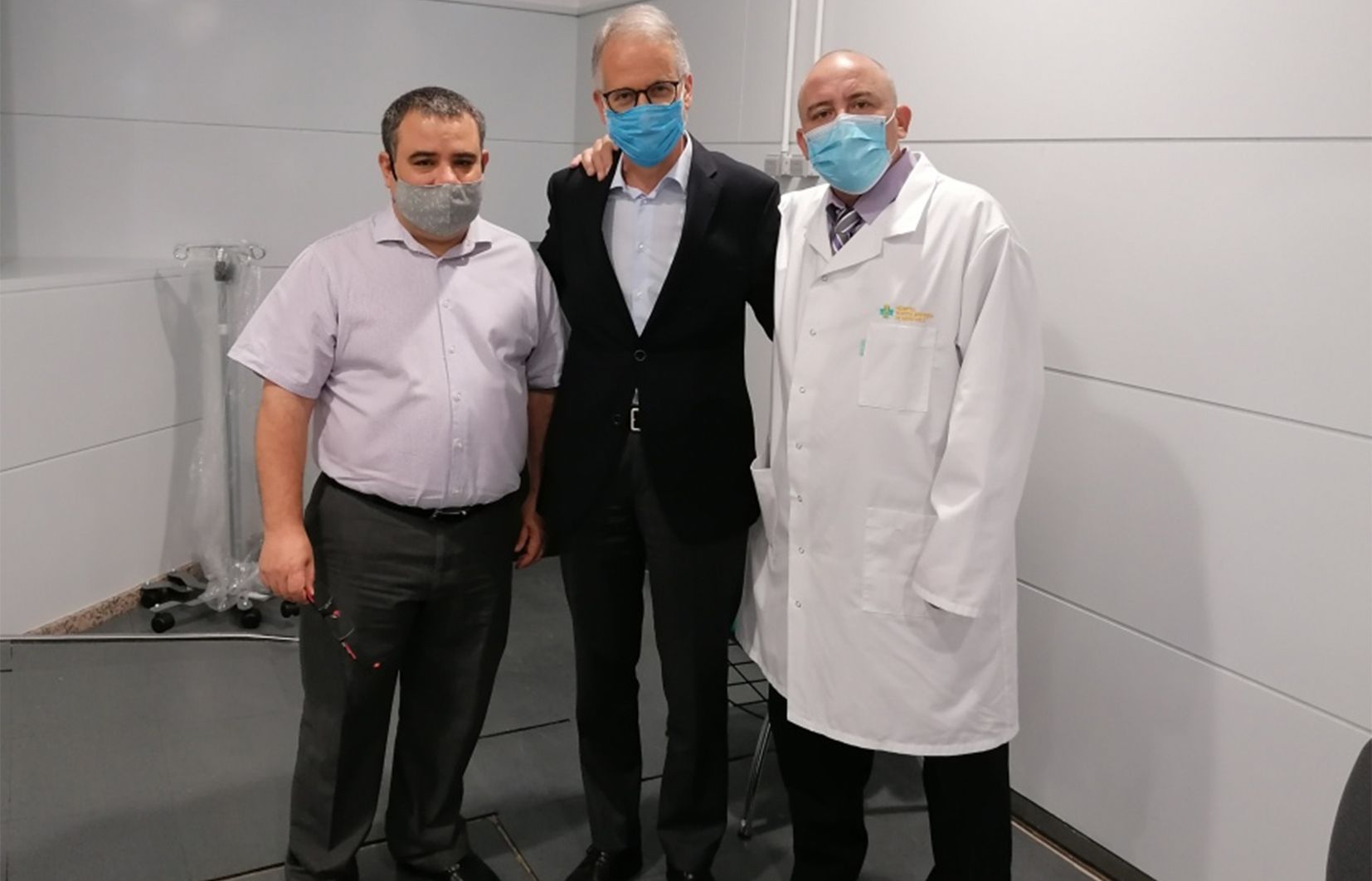 Alain González, Josep Maria Piqué i Luis Enrique Pérez Ulloa.