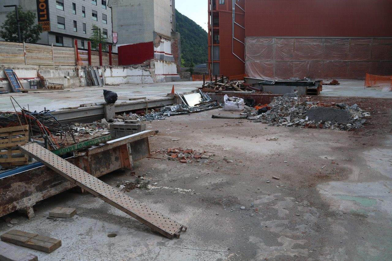 El terreny on hi havia l'edifici seu d'emblemàtics locals d'oci nocturn.