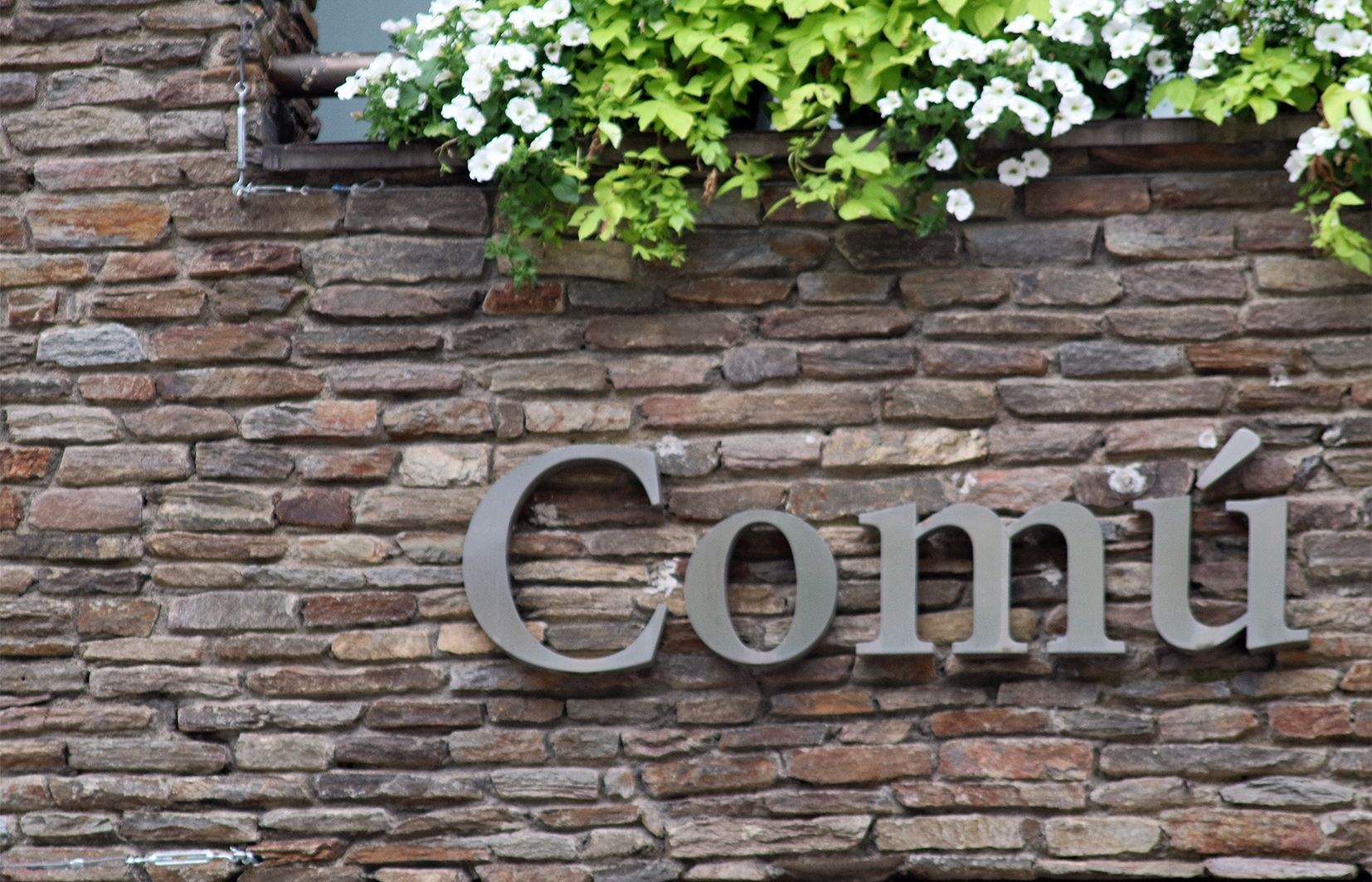 Un rètol al comú d'Andorra la Vella.