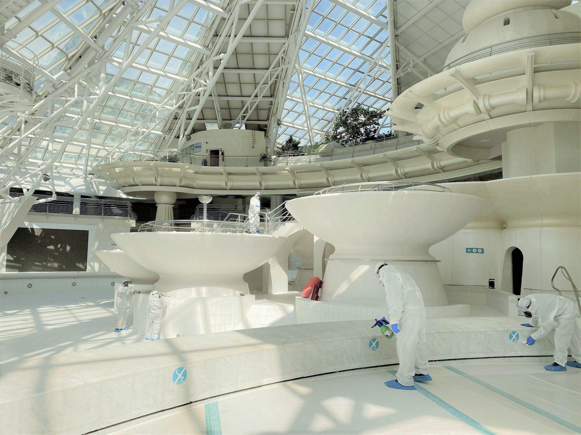 Tasques de neteja a Caldea.