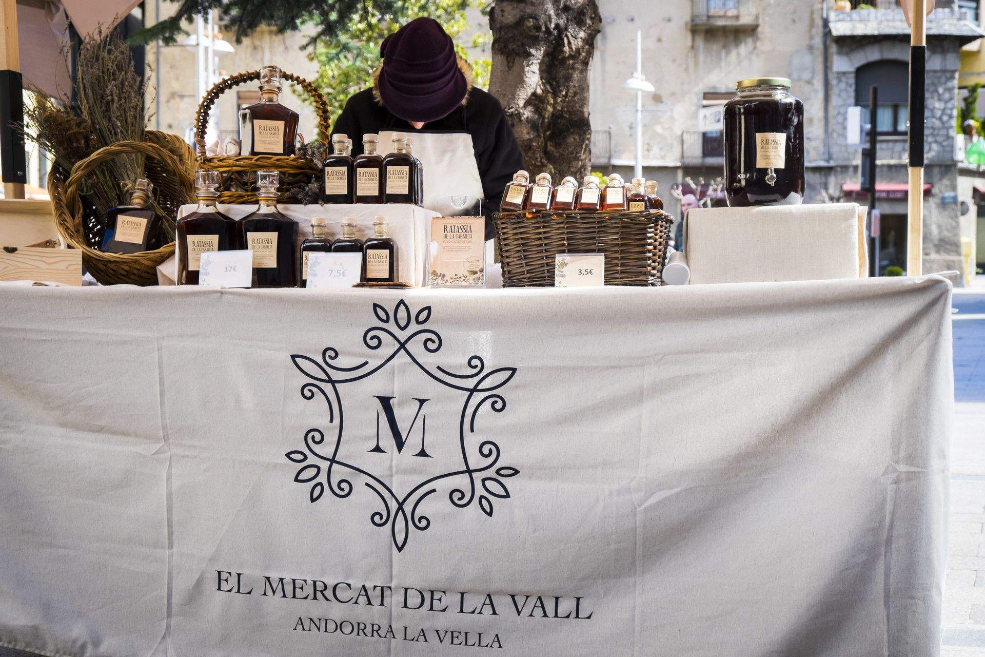 Una paradeta del Mercat de la Vall.