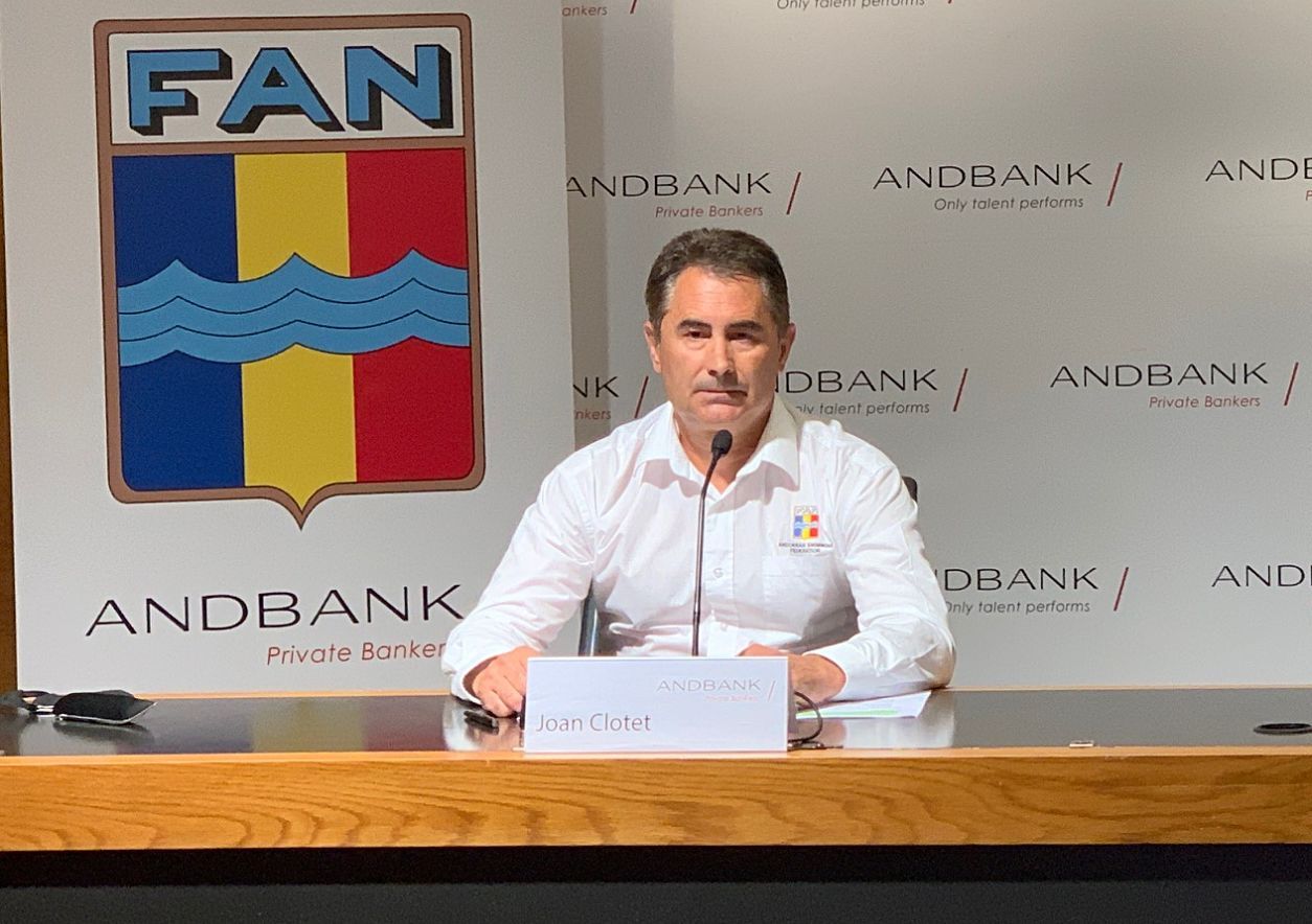 Joan Clotet, durant la seva compareixença.