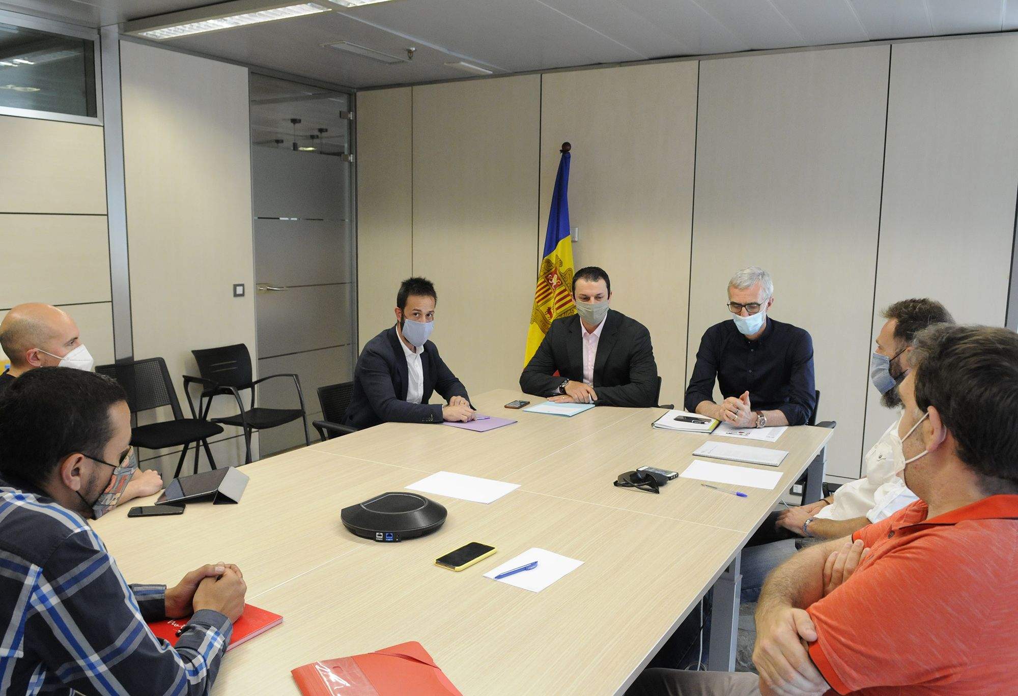 Un moment de la trobada.