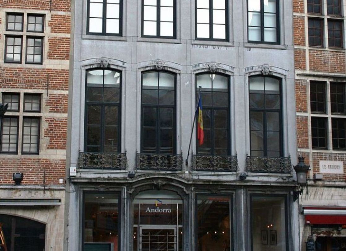Antiga seu de l'ambaixada d'Andorra a Brussel·les.