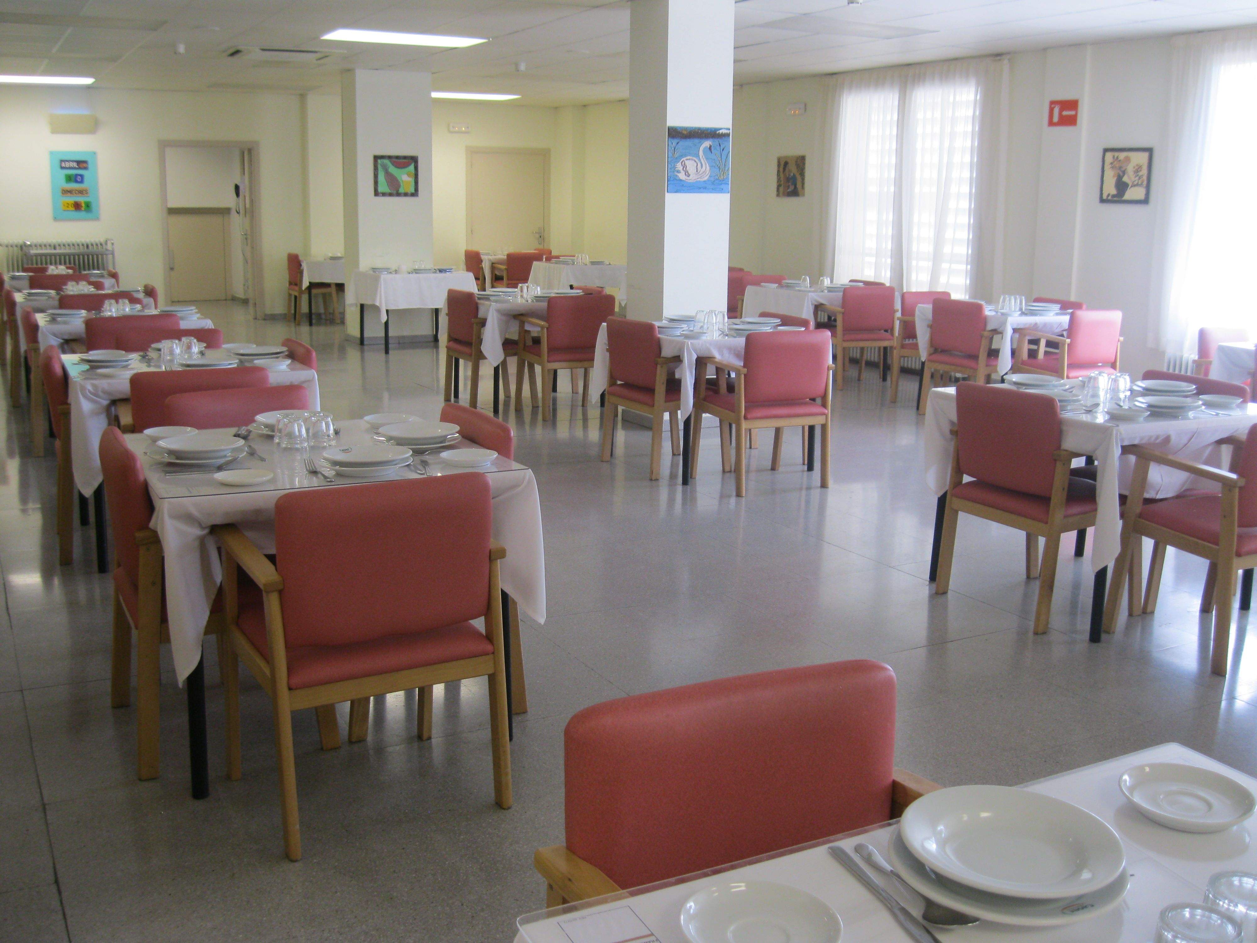 Menjador de la residència.