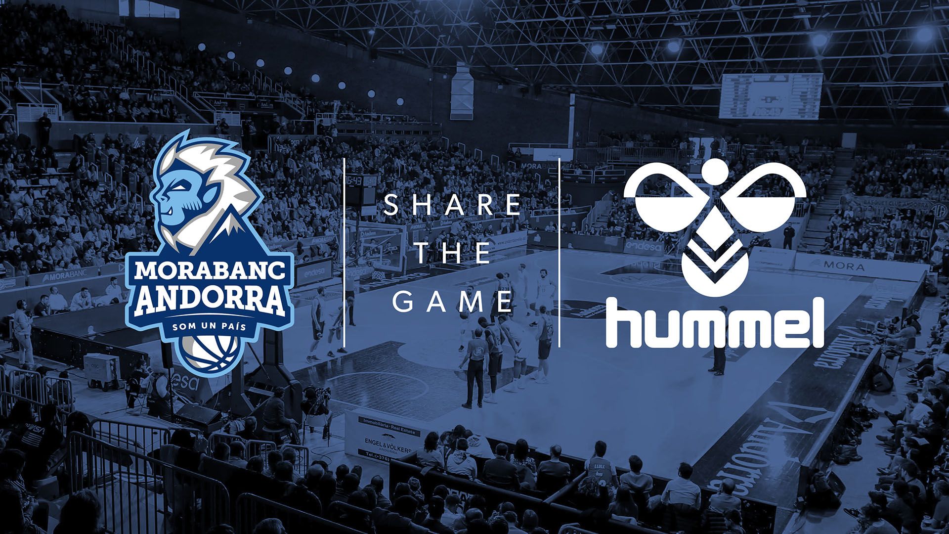 Grafisme de l'acord entre el club i la firma.